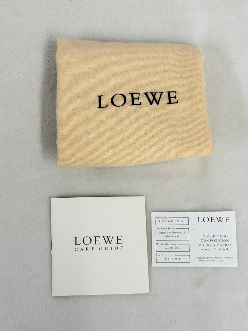 LOEWE String Leather Handbag