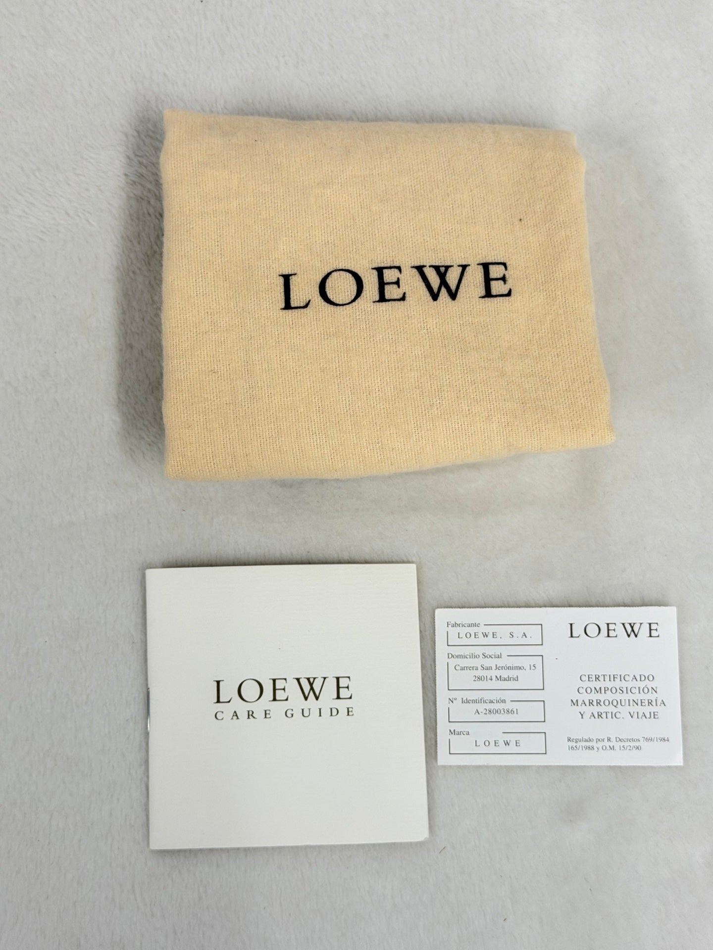 LOEWE String Leather Handbag