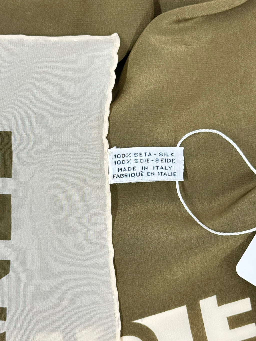 CHANEL Silk Scarf "Miss Coco"