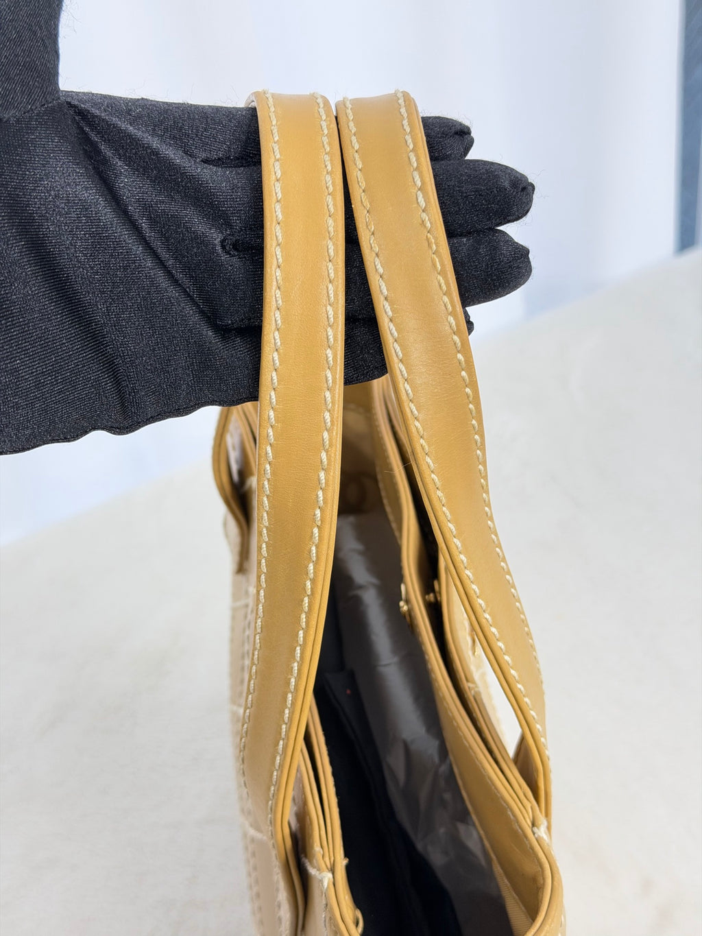 CHANEL Wild Stitch Totebag Beige