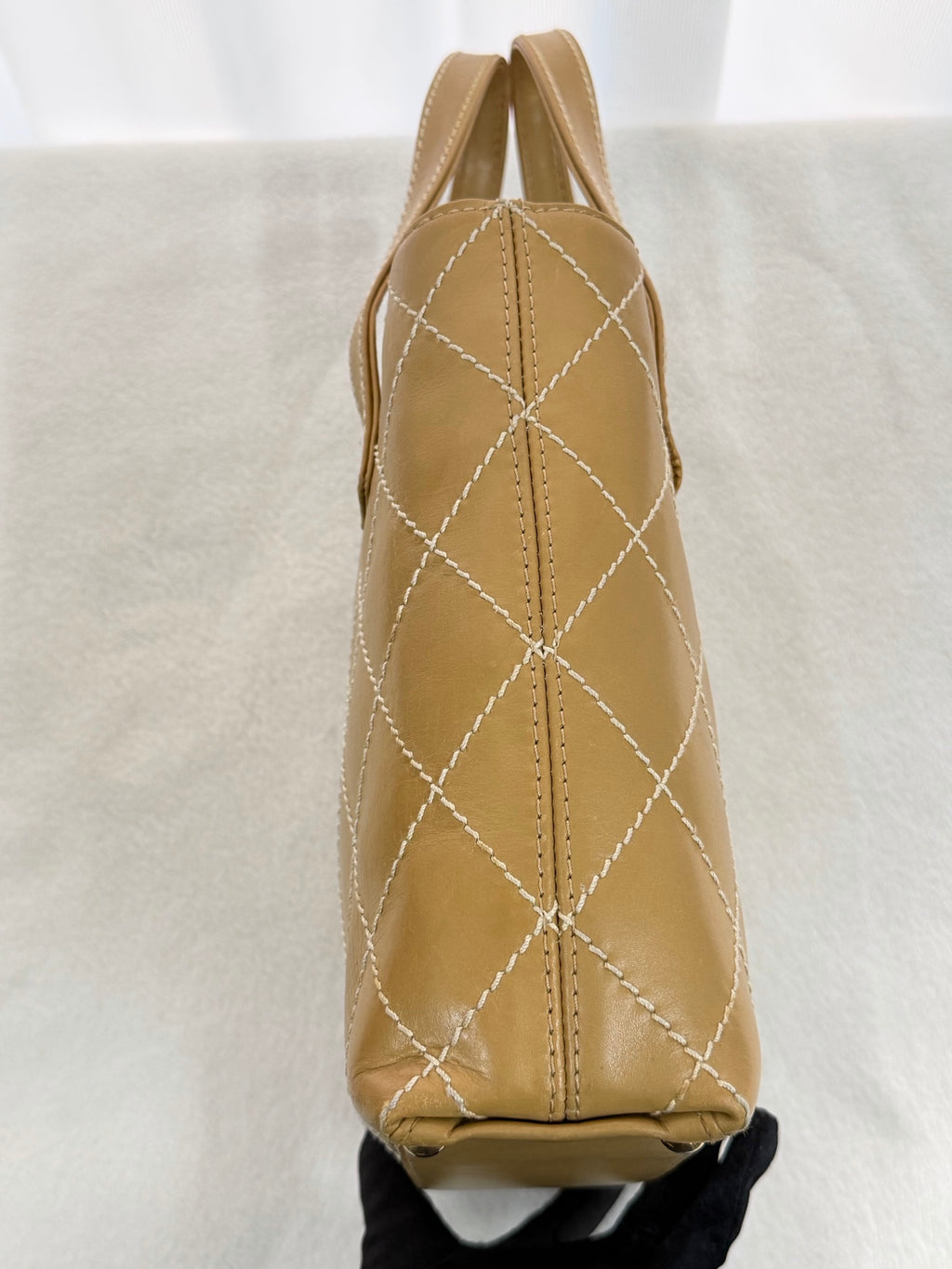 CHANEL Wild Stitch Totebag Beige