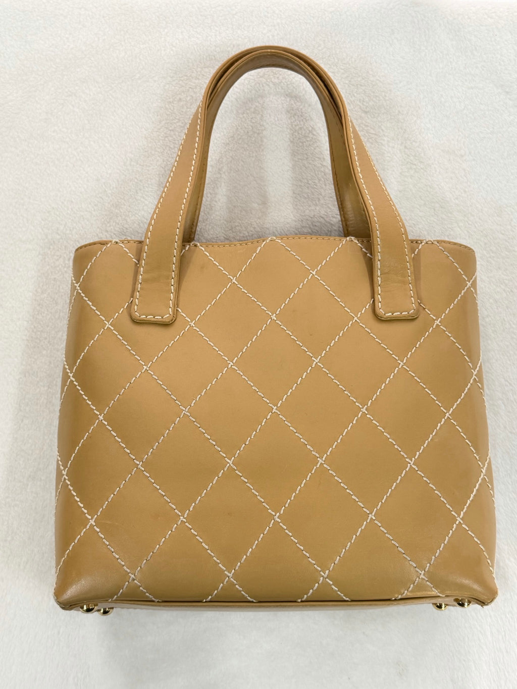 CHANEL Wild Stitch Totebag Beige