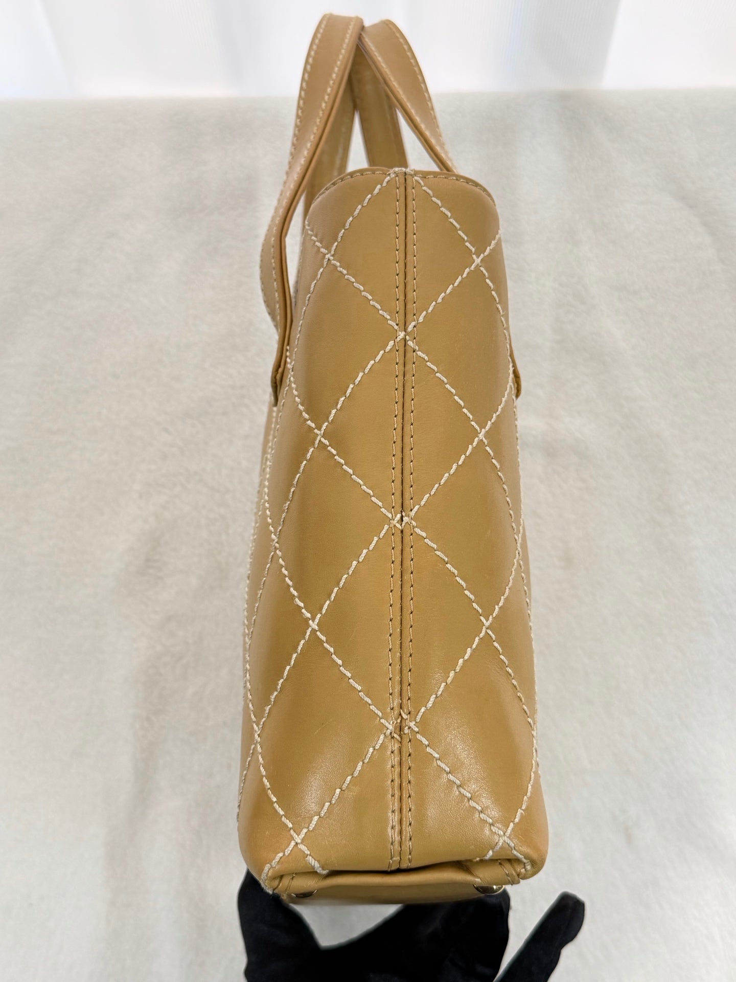 CHANEL Wild Stitch Totebag Beige