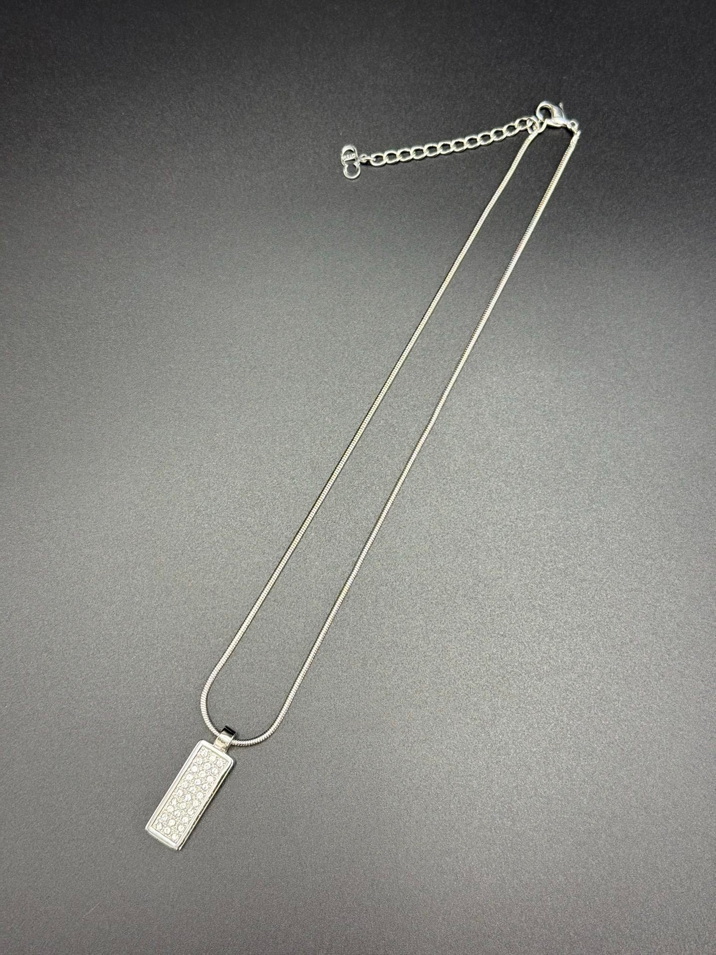 CHRISTIAN DIOR Rheinstone Necklace
