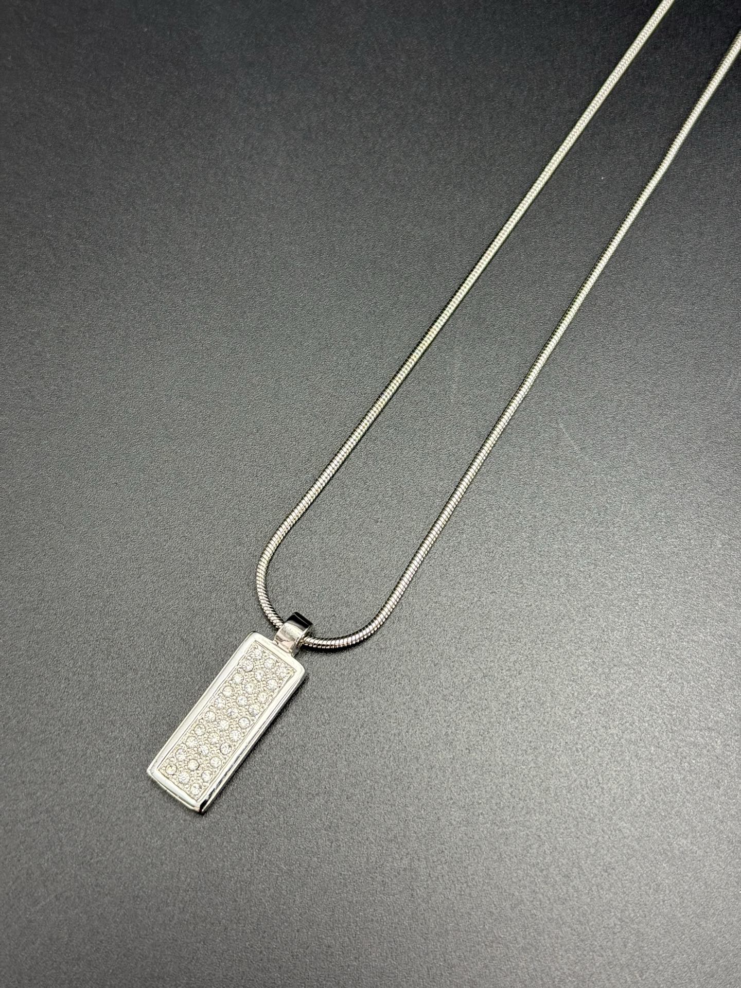 CHRISTIAN DIOR Rheinstone Necklace