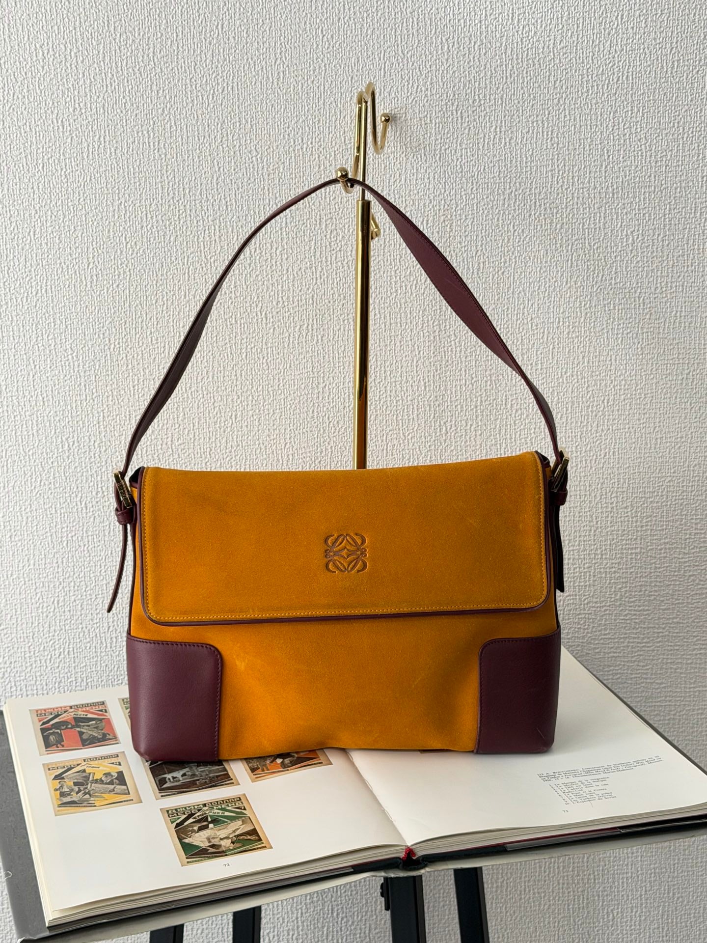 LOEWE Suede Shoulderbag