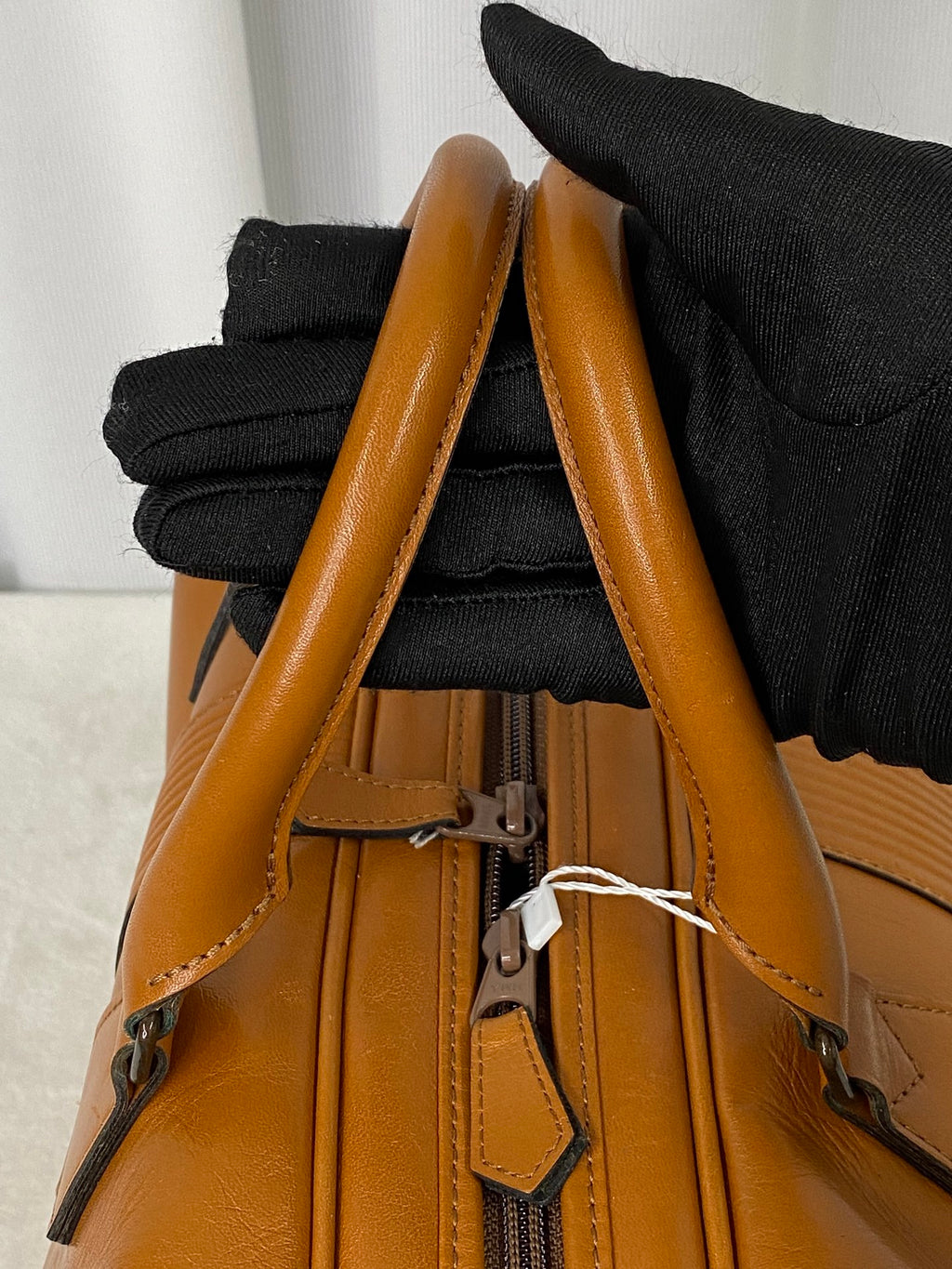 Yve Saint Luarent Boston Leather  Handbag