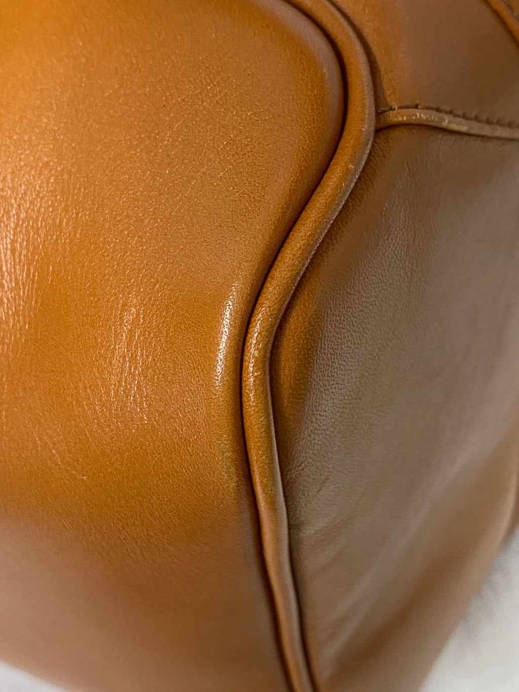Yve Saint Luarent Boston Leather  Handbag