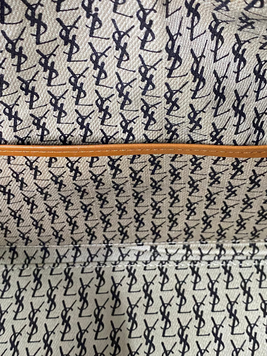 Yve Saint Luarent Boston Leather  Handbag