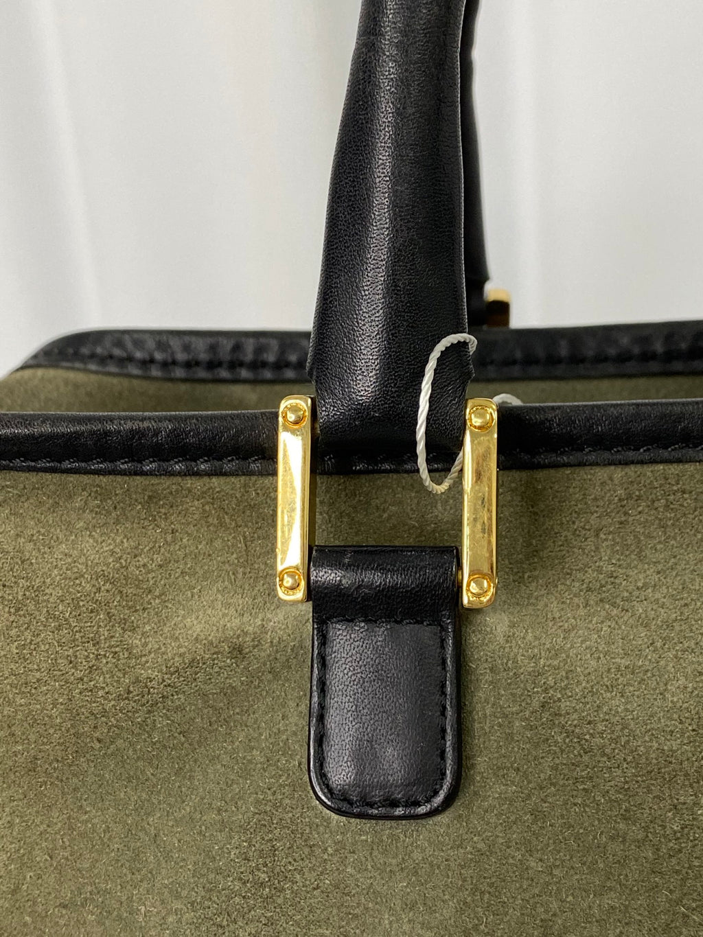 LOEWE Suede Amazona Handbag