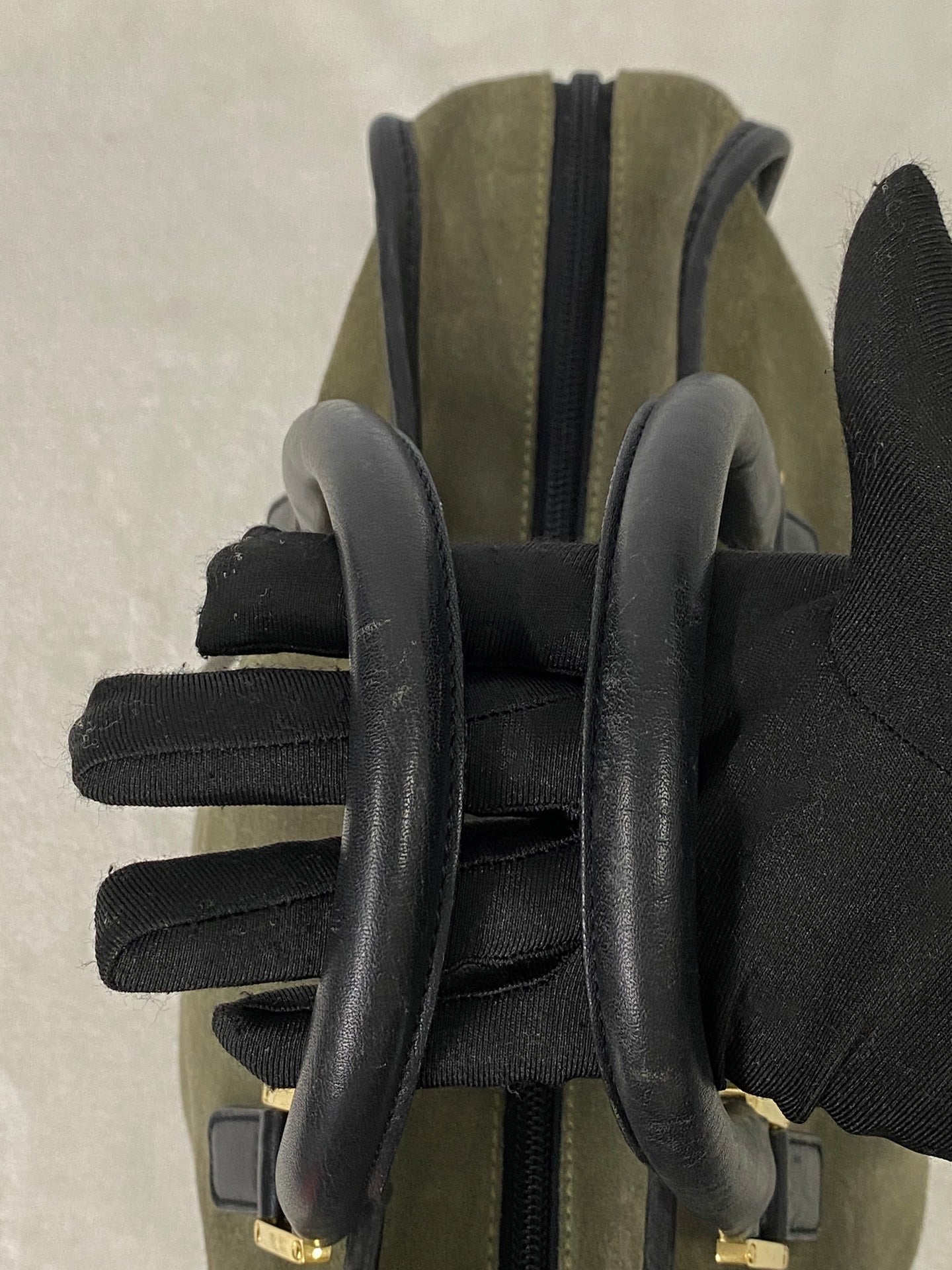 LOEWE Suede Amazona Handbag
