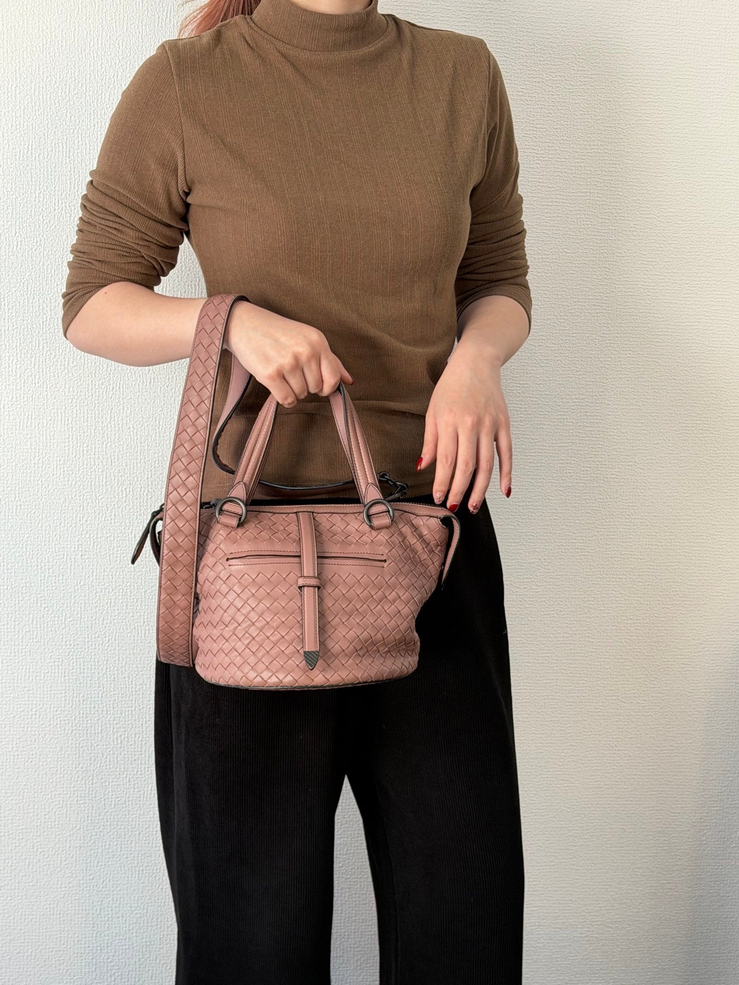 Bottega Veneta Intrecciato 2Way Leather Shoulderbag