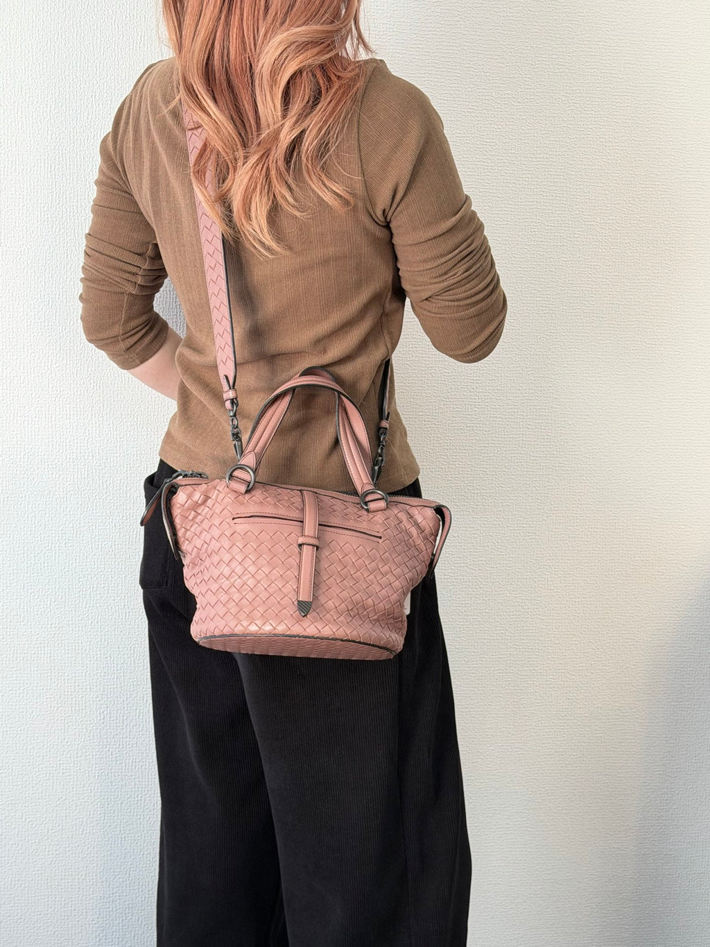 Bottega Veneta Intrecciato 2Way Leather Shoulderbag