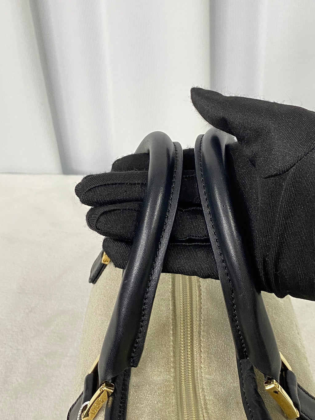 LOEWE Suede Amazona Handbag (S)