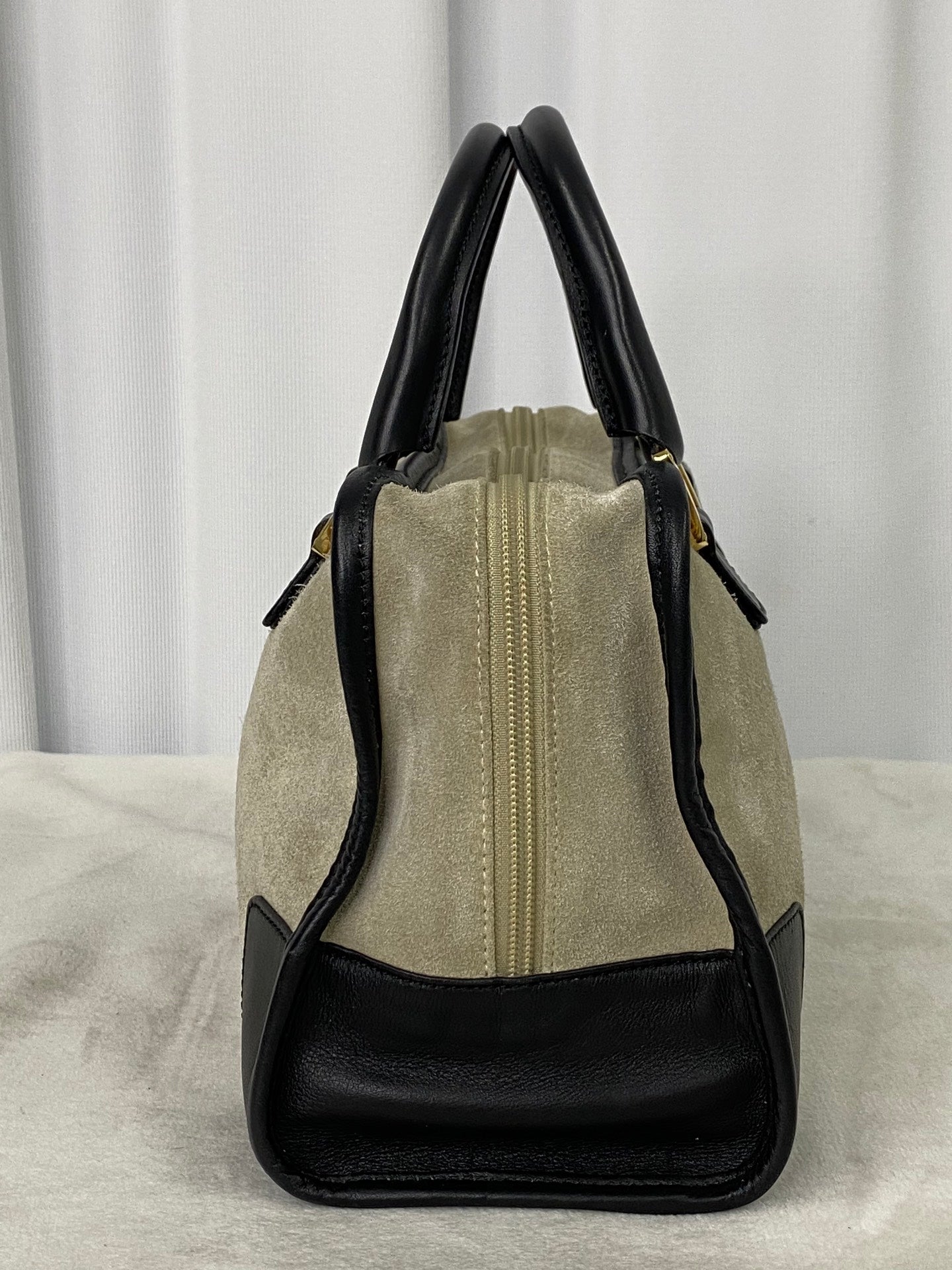 LOEWE Suede Amazona Handbag (S)