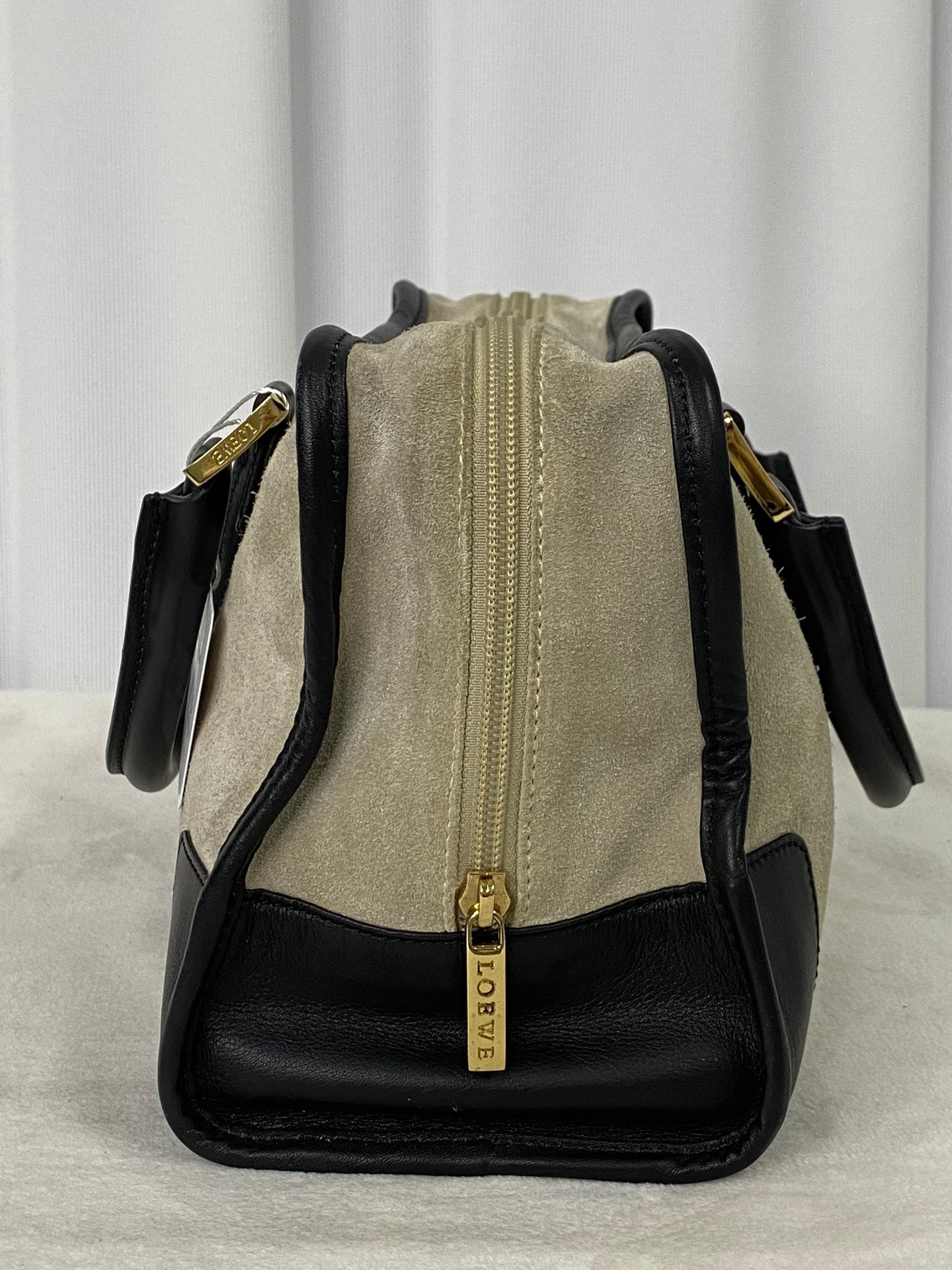 LOEWE Suede Amazona Handbag (S)