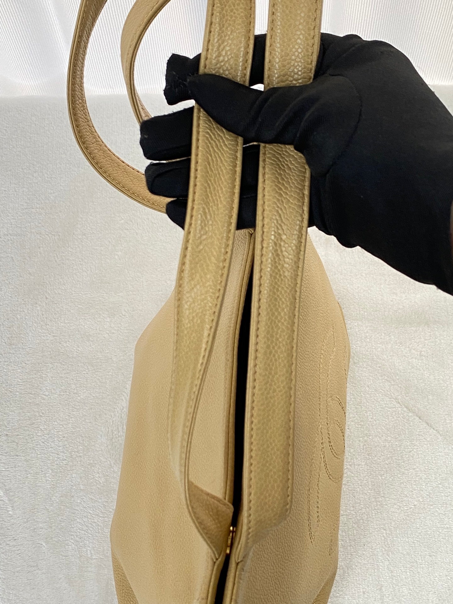 CHANEL Double-C Cavier Leather Totebag