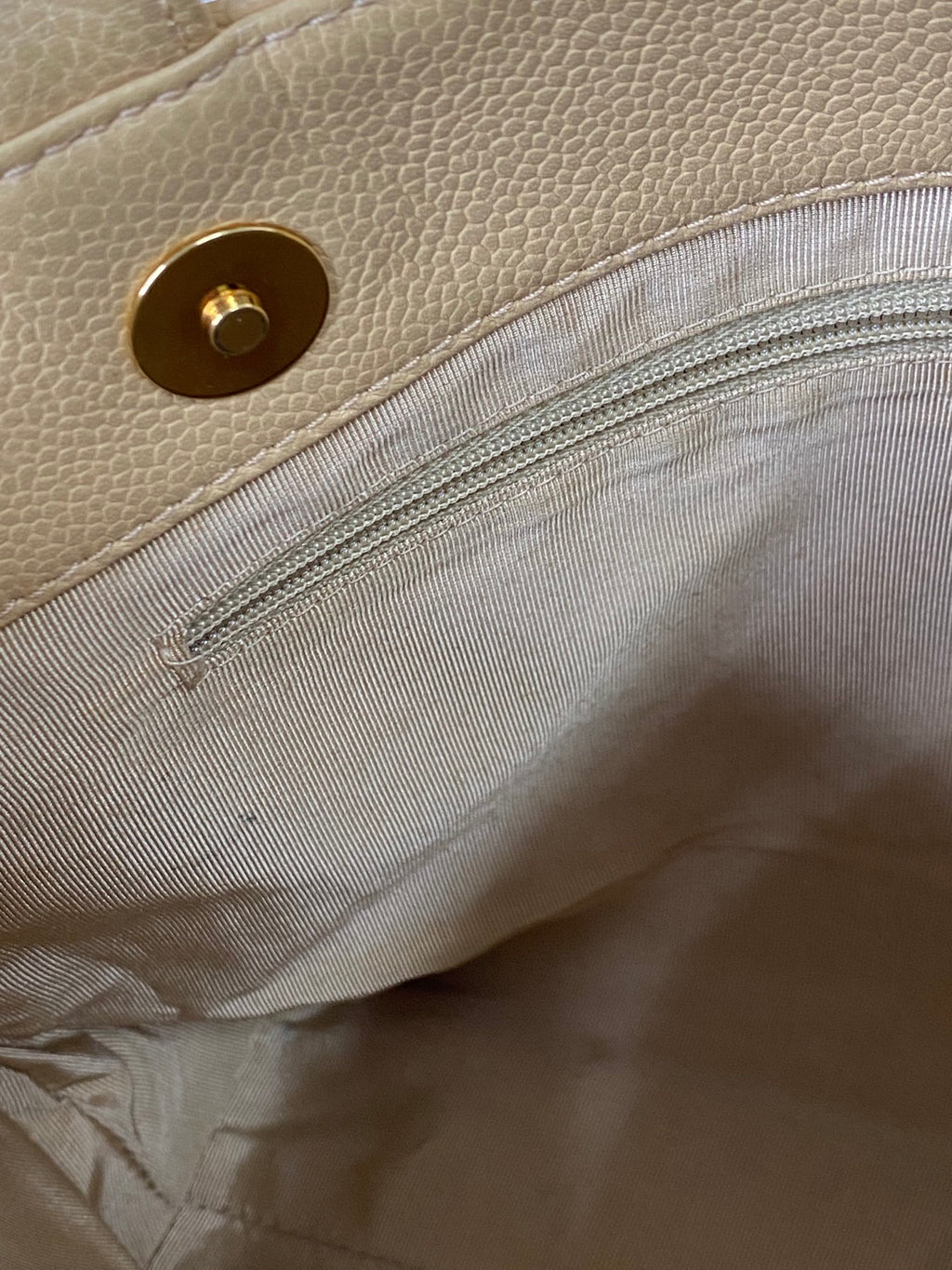 CHANEL Double-C Cavier Leather Totebag