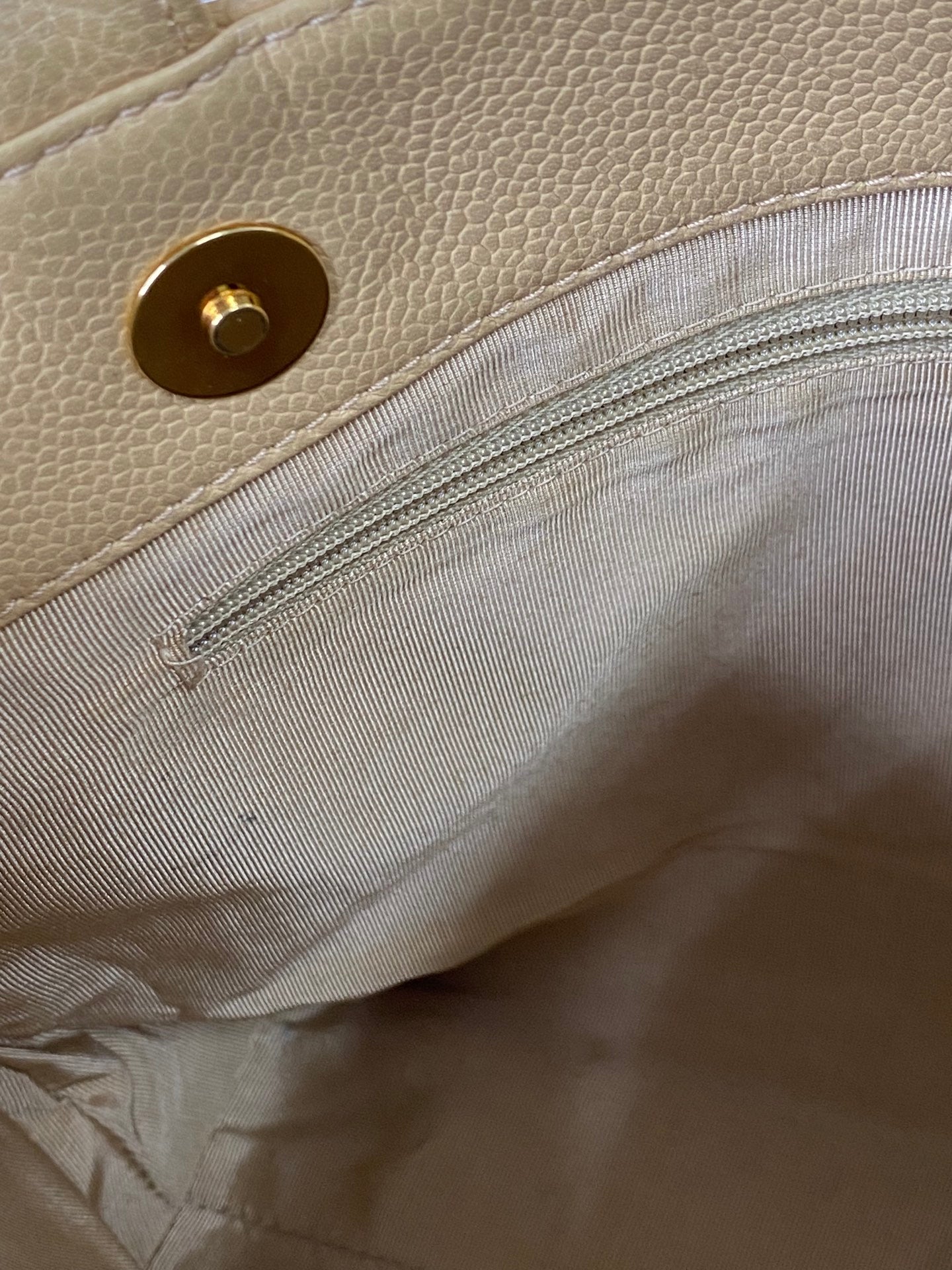 CHANEL Double-C Cavier Leather Totebag
