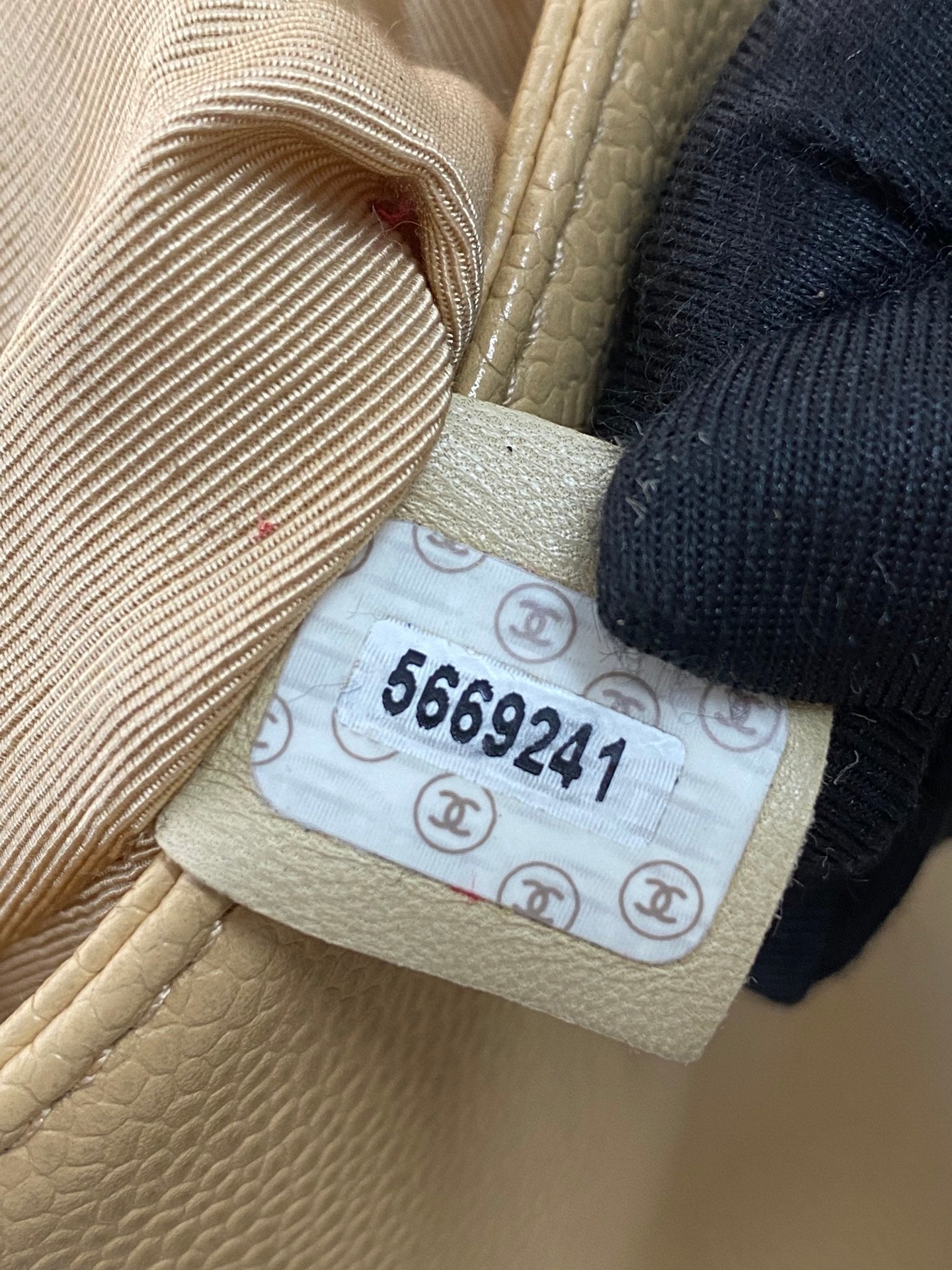 CHANEL Double-C Cavier Leather Totebag