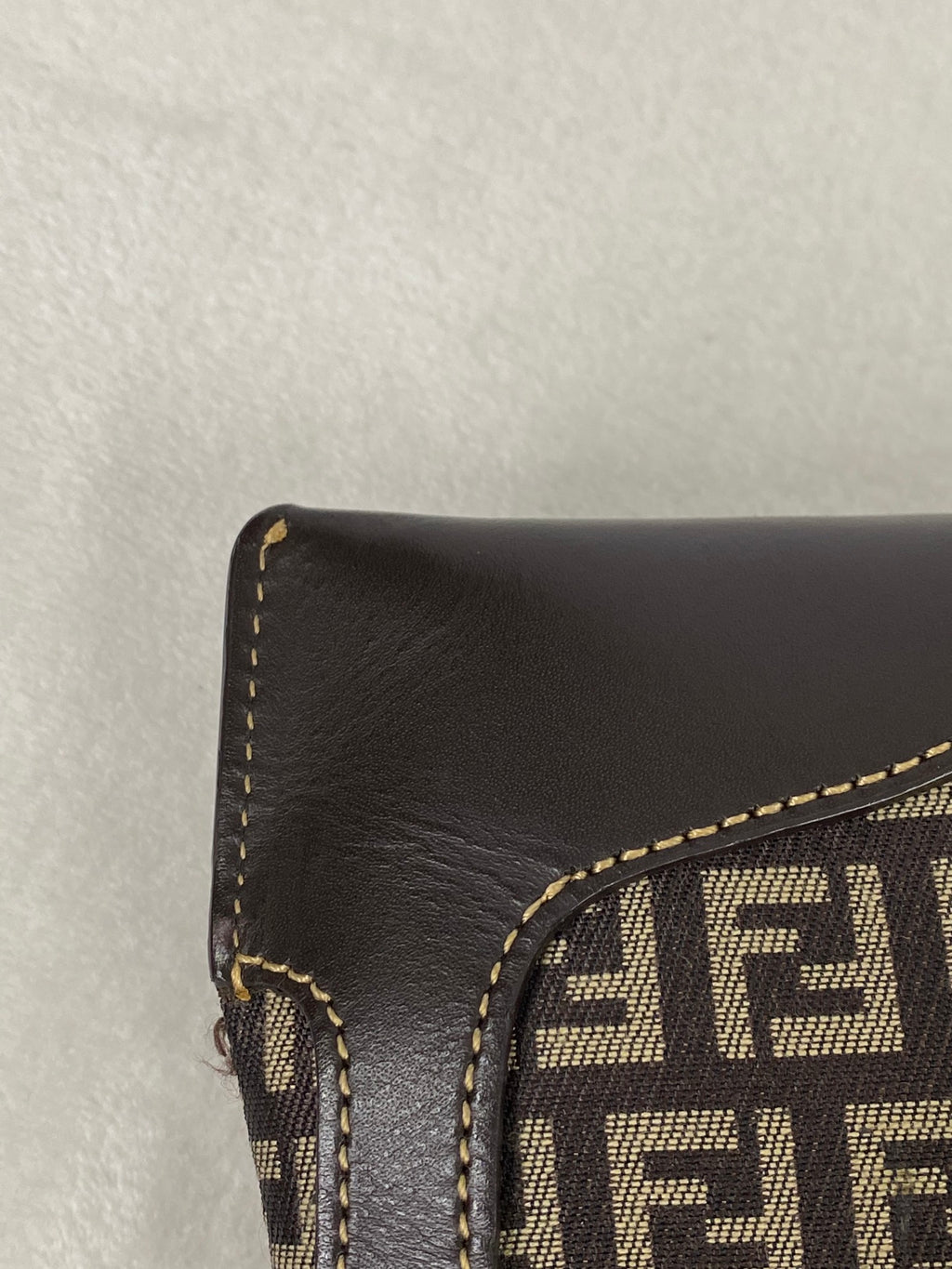 FENDI Zucchino Hobo Handbag