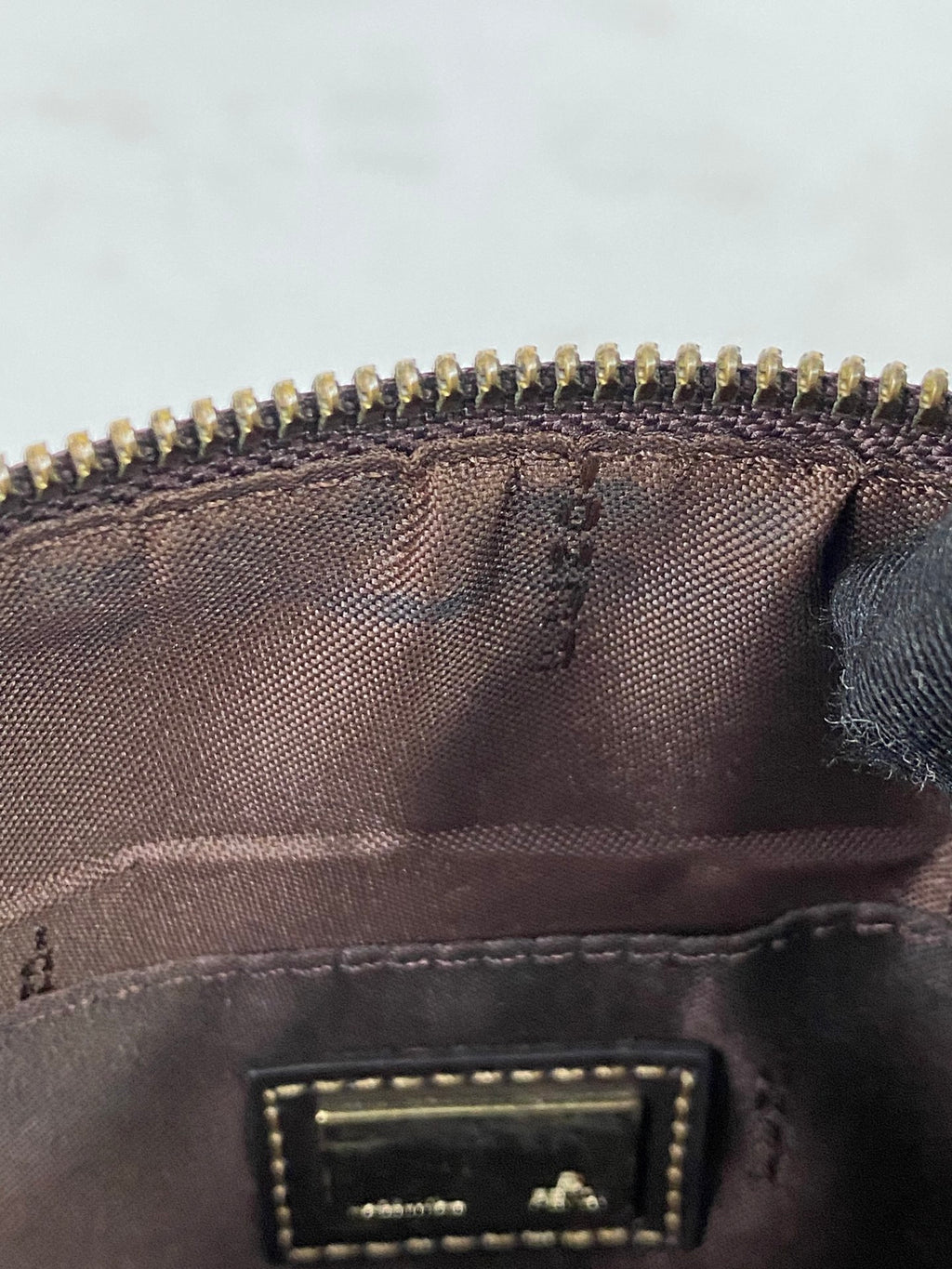 FENDI Zucchino Hobo Handbag