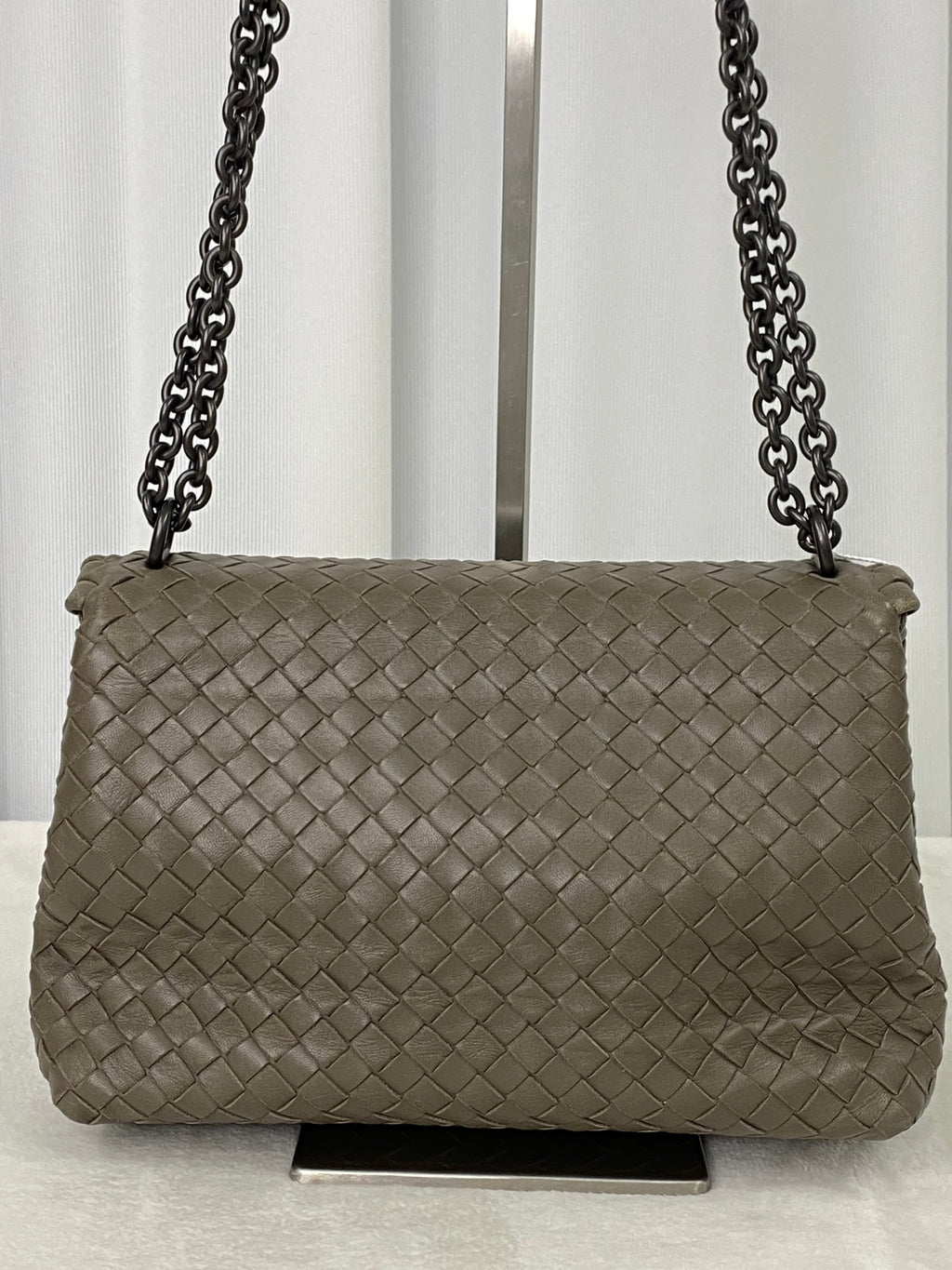 Bottega Veneta Intrecciato Chain Flapbag