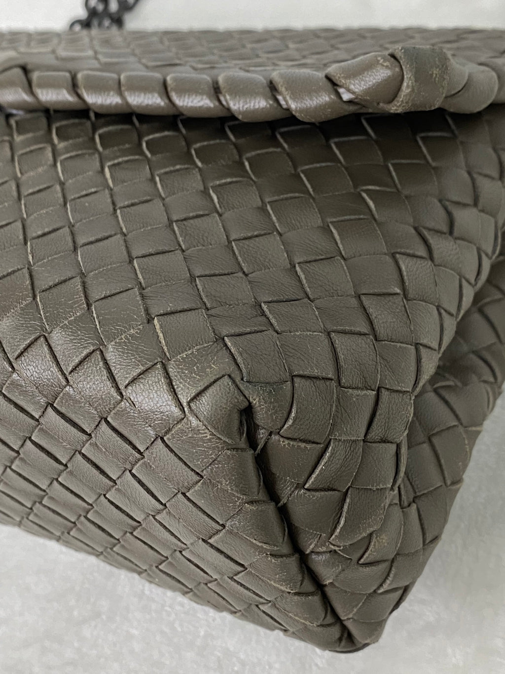Bottega Veneta Intrecciato Chain Flapbag