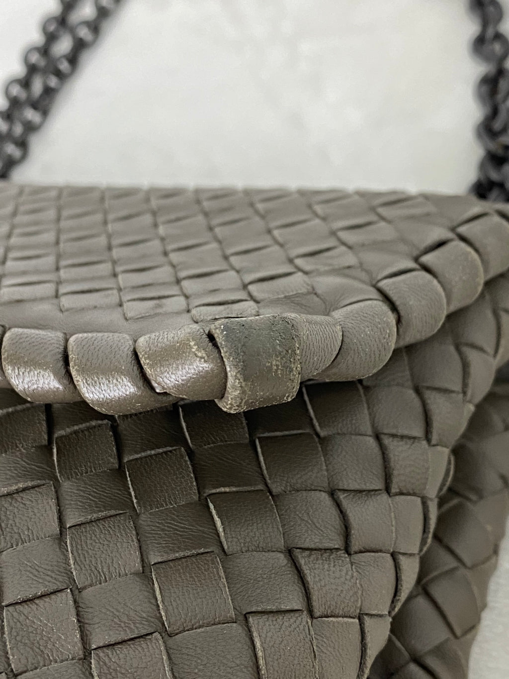Bottega Veneta Intrecciato Chain Flapbag