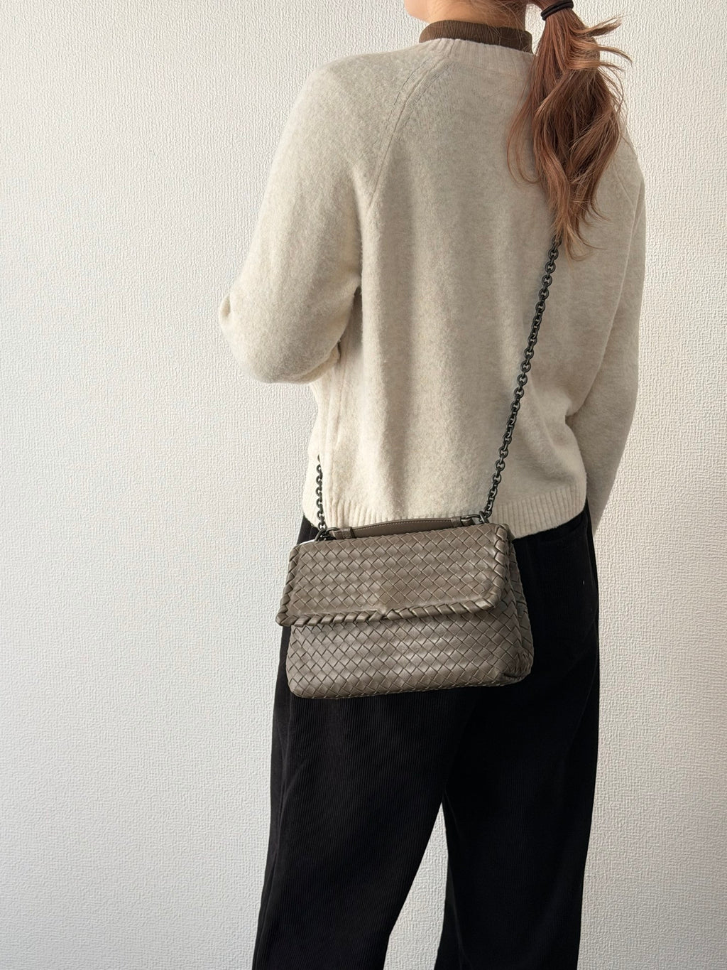 Bottega Veneta Intrecciato Chain Flapbag