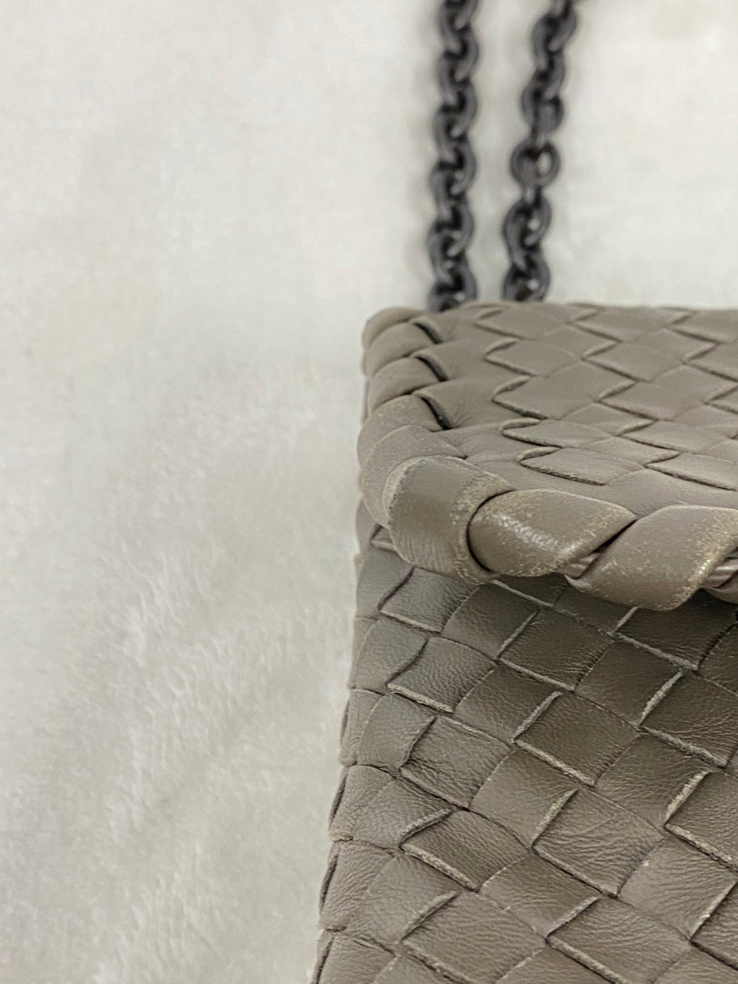 Bottega Veneta Intrecciato Chain Flapbag