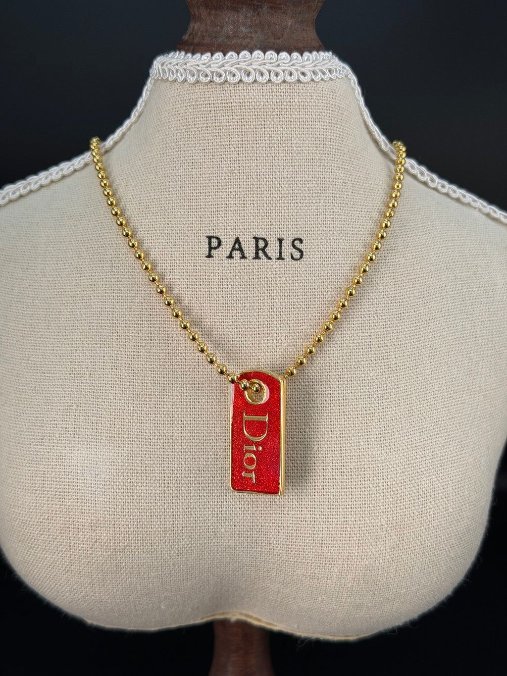 DIOR Red Label Vintage Necklace