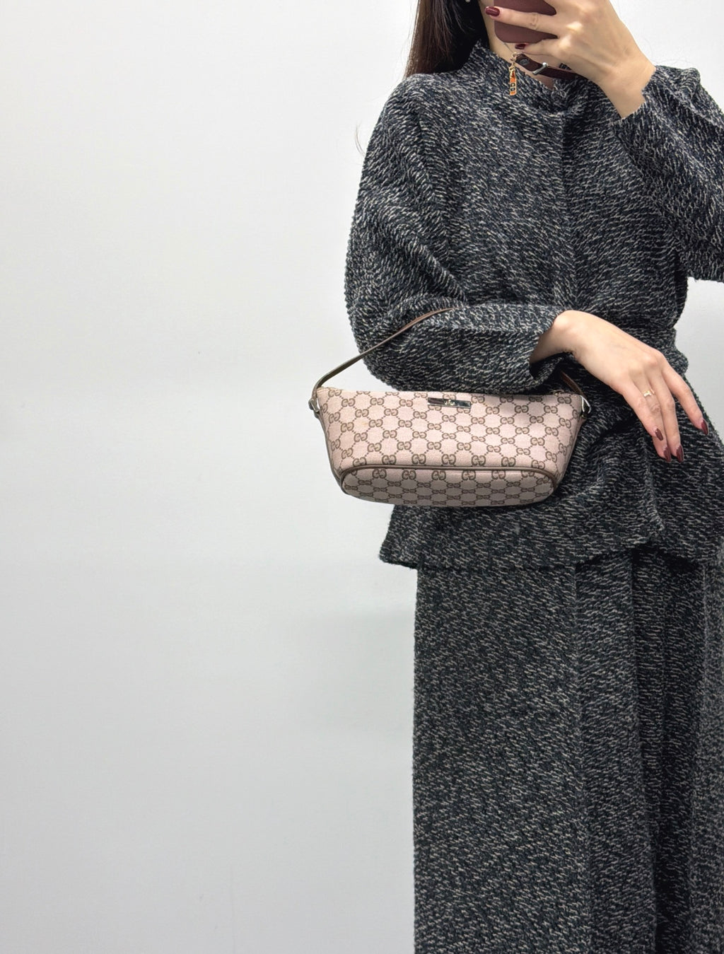 GUCCI  GG Supreme Mini Handbag