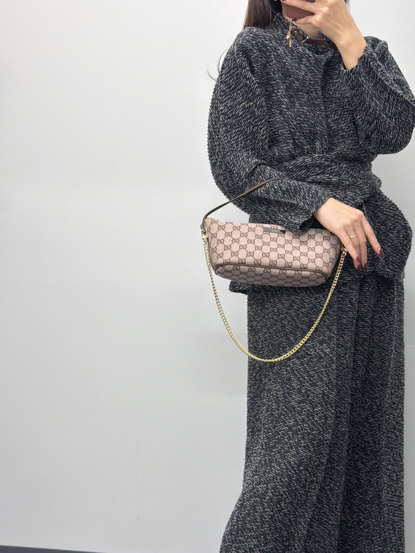 GUCCI  GG Supreme Mini Handbag