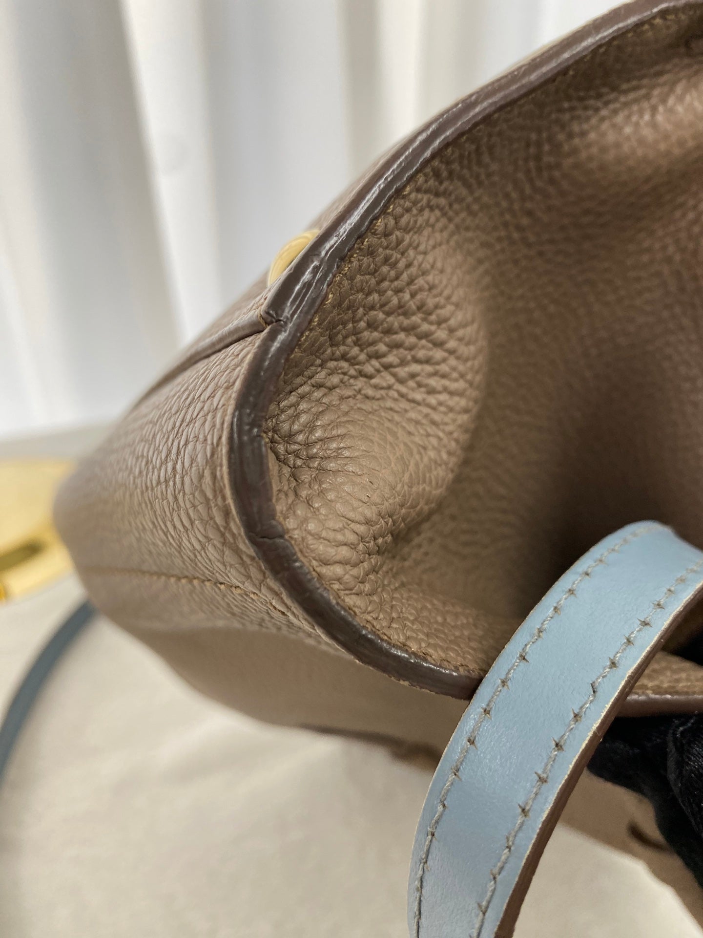 FERRAGAMO Cavier leather 2WAY Shoulderbag