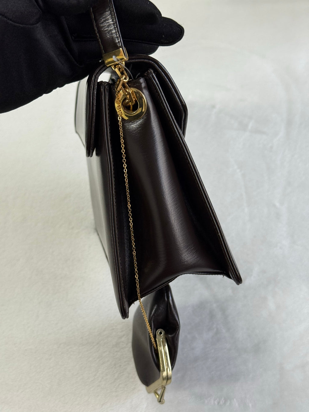 CHRISTIAN DIOR  Leather Flap Shoulderbag
