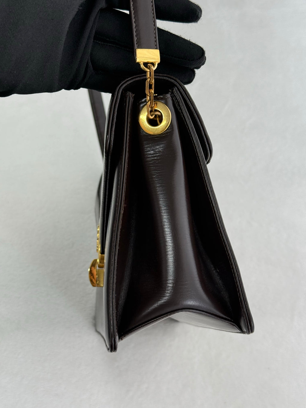 CHRISTIAN DIOR  Leather Flap Shoulderbag