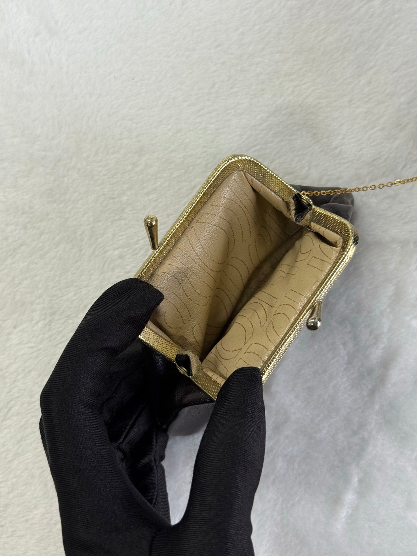 CHRISTIAN DIOR  Leather Flap Shoulderbag