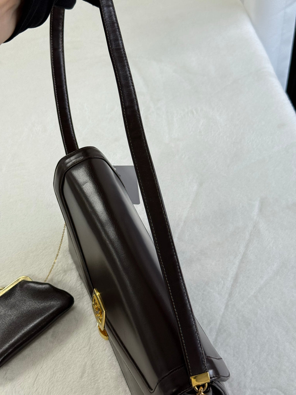 CHRISTIAN DIOR  Leather Flap Shoulderbag