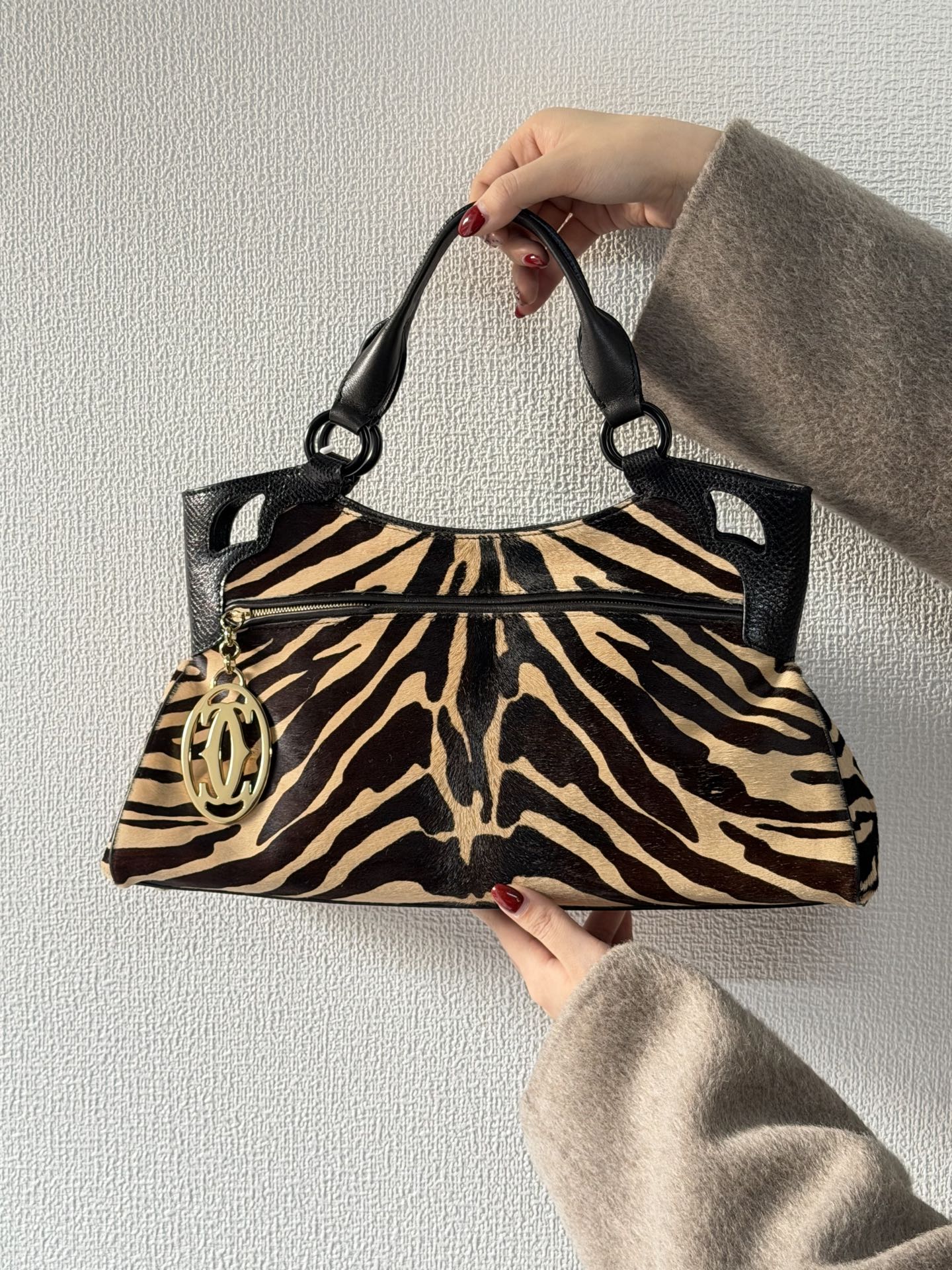 CARTIER Horse Fur Handbag
