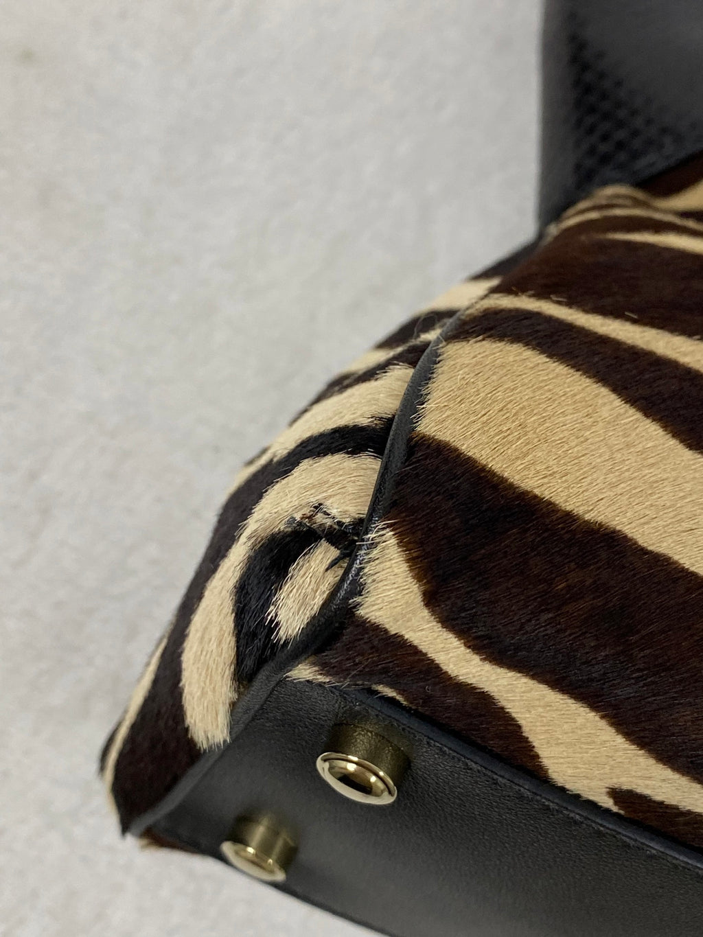CARTIER Horse Fur Handbag