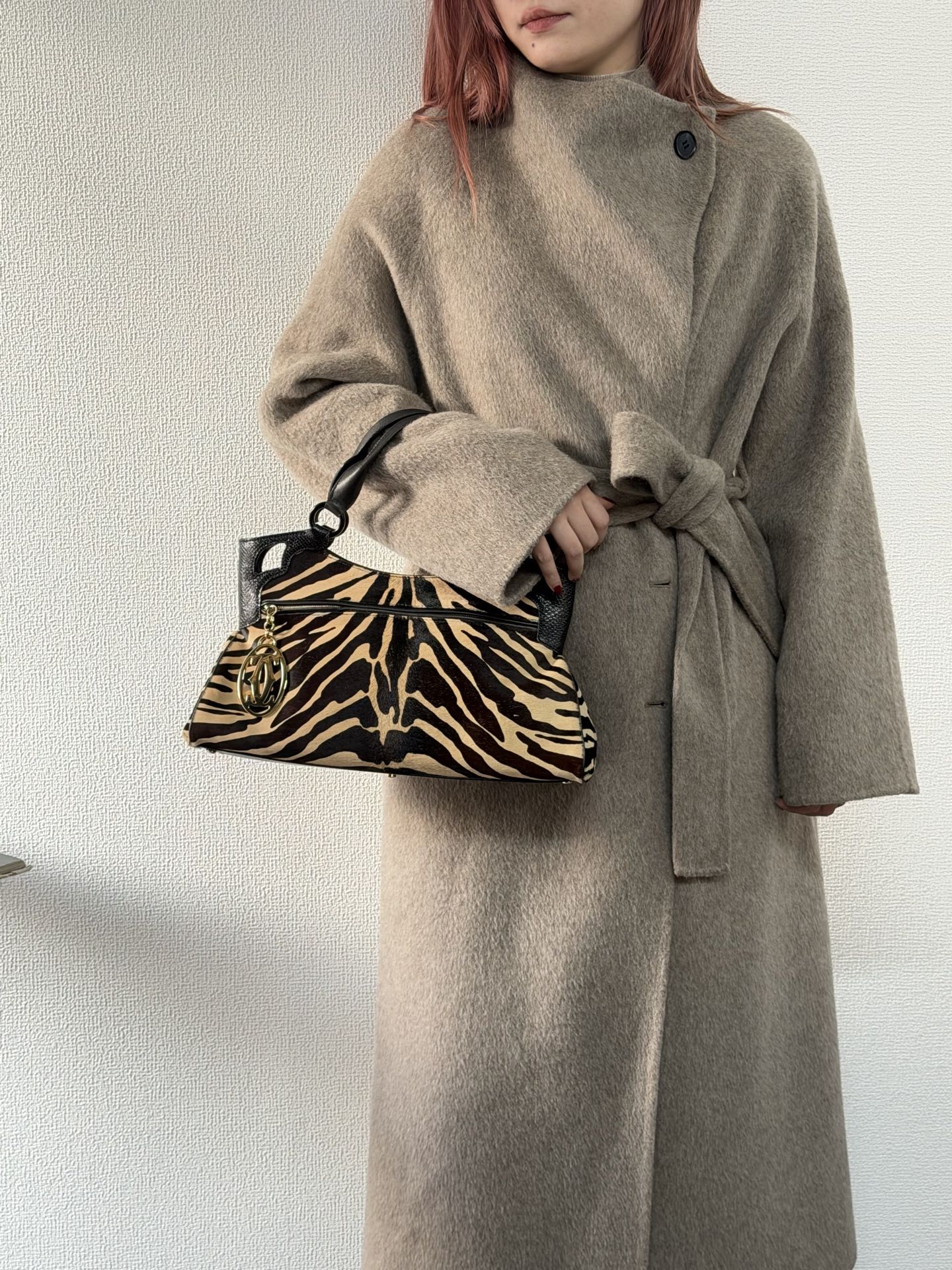 CARTIER Horse Fur Handbag