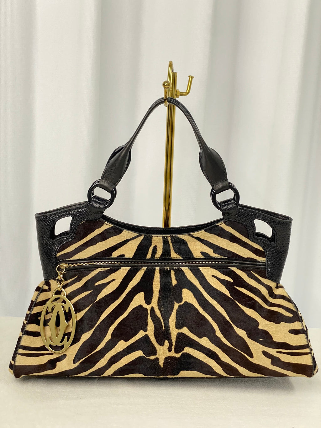 CARTIER Horse Fur Handbag