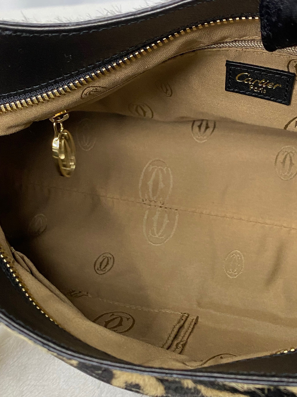 CARTIER Horse Fur Handbag