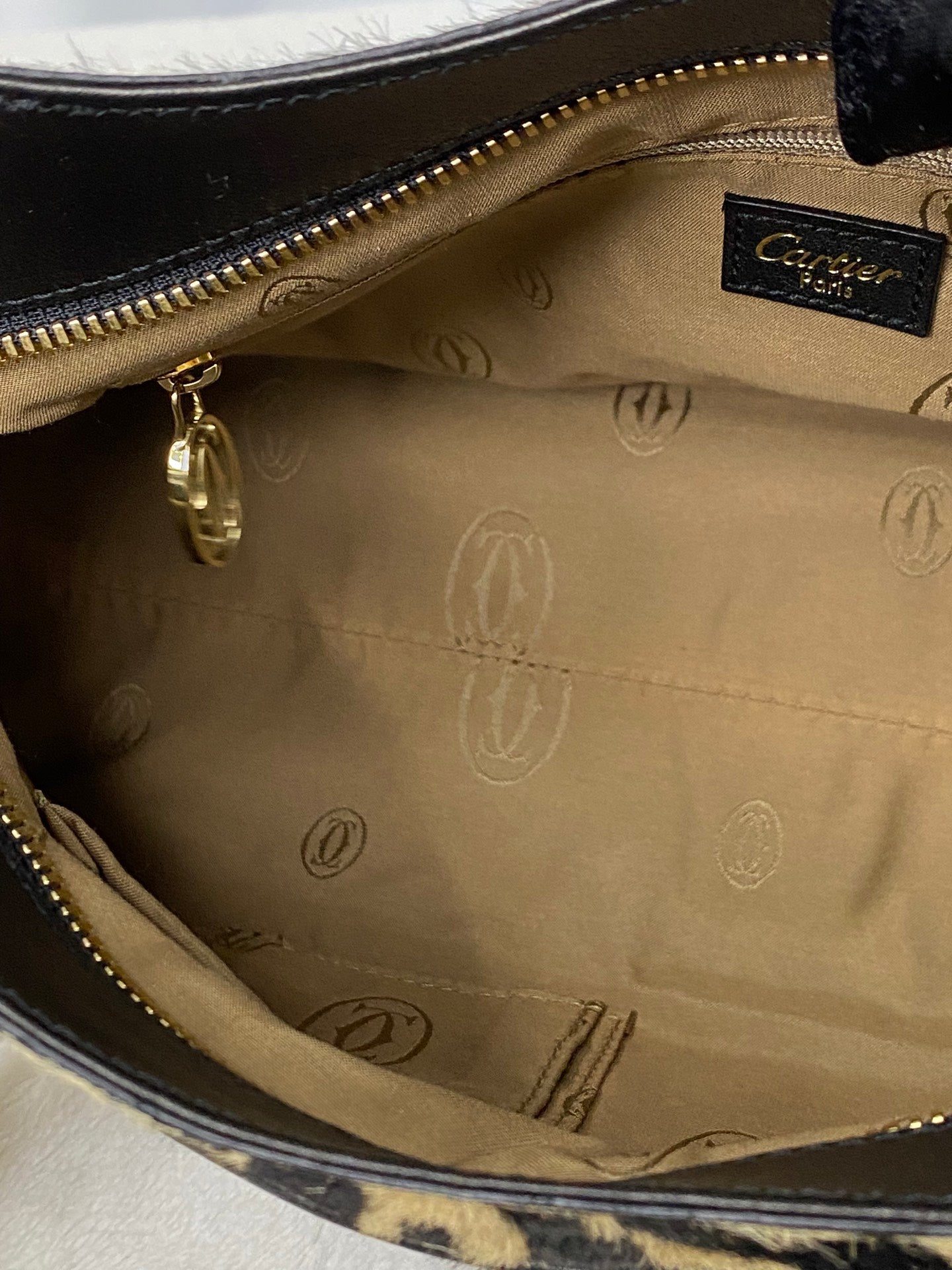 CARTIER Horse Fur Handbag