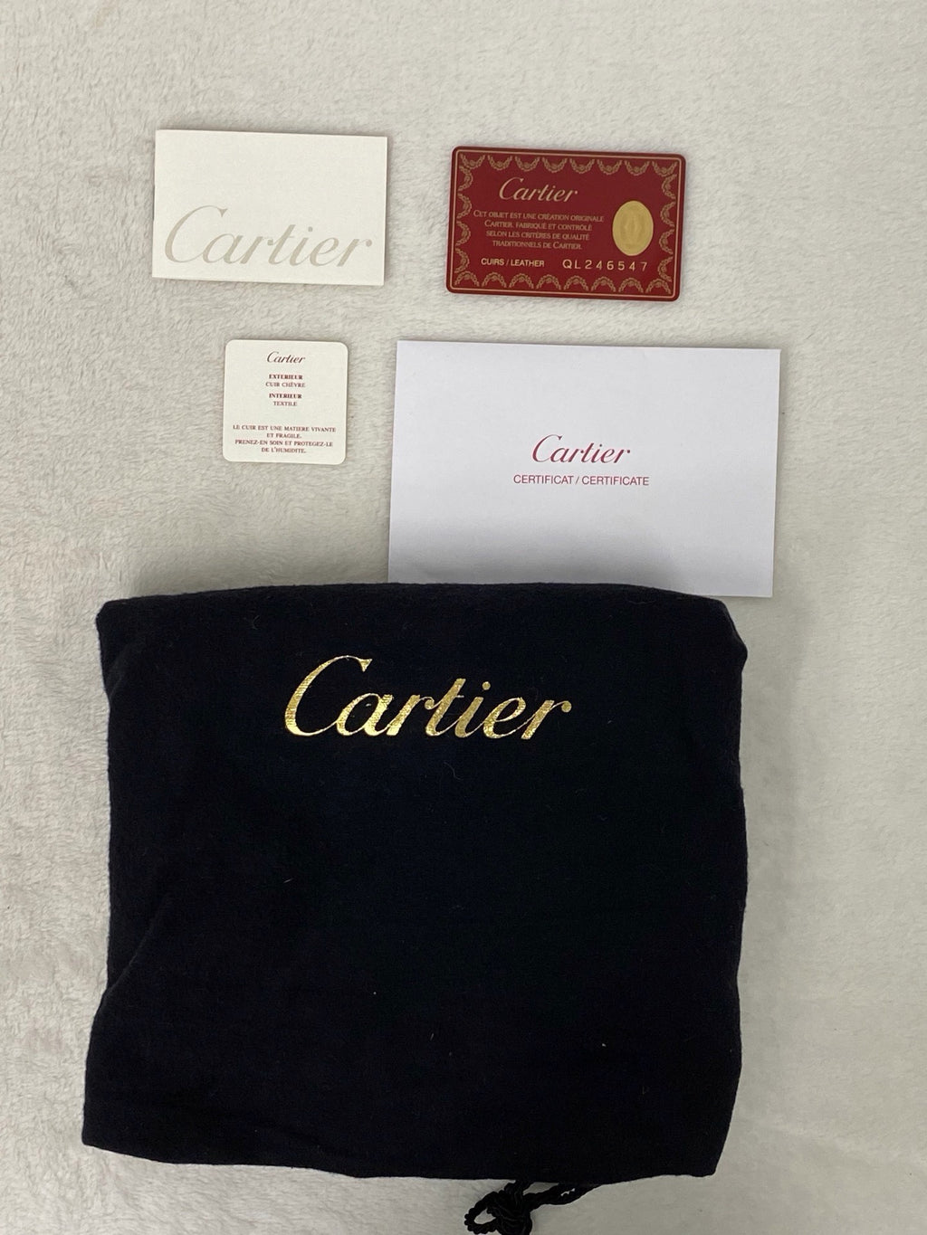 CARTIER Horse Fur Handbag