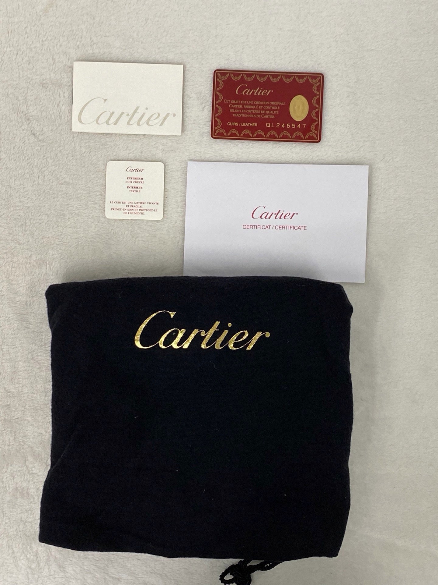 CARTIER Horse Fur Handbag