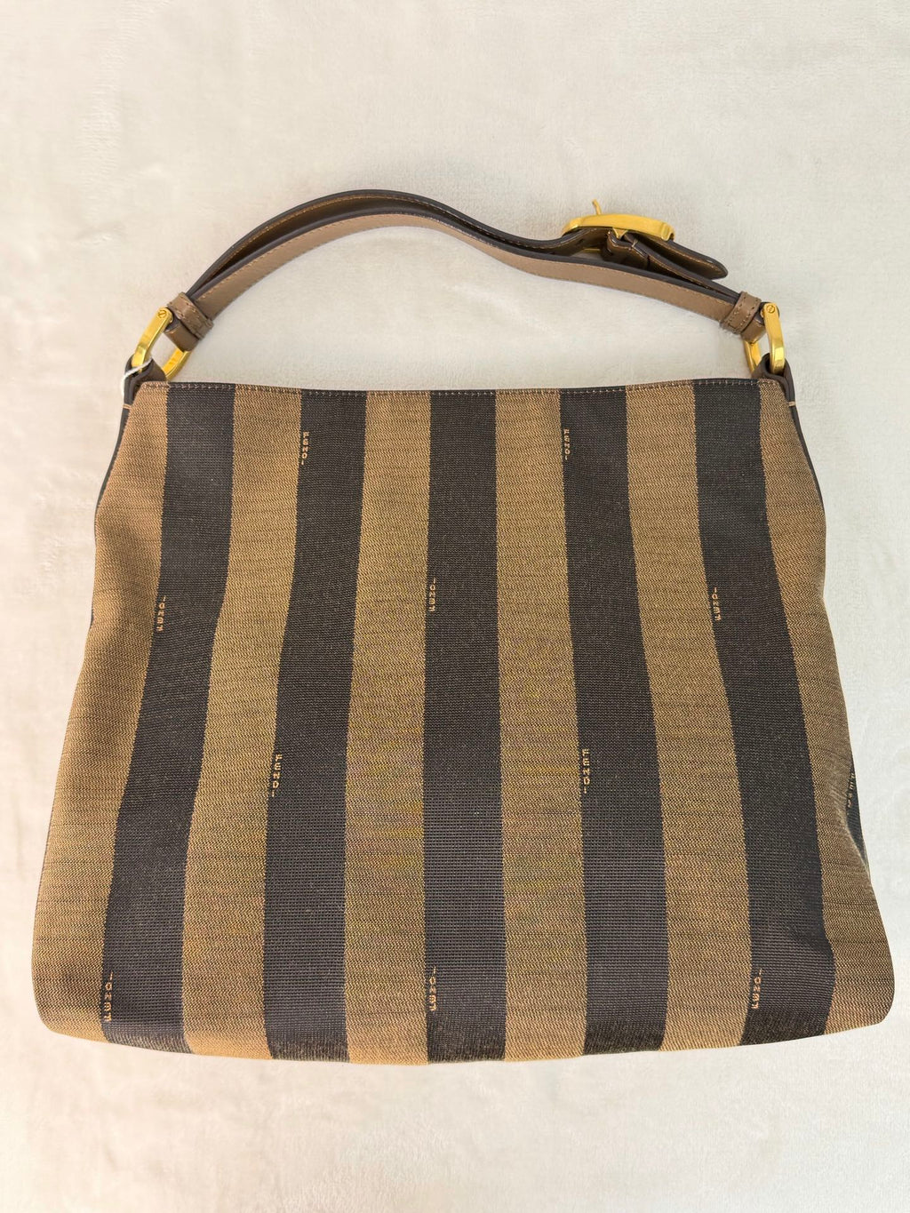 FENDI Pequin Handbag