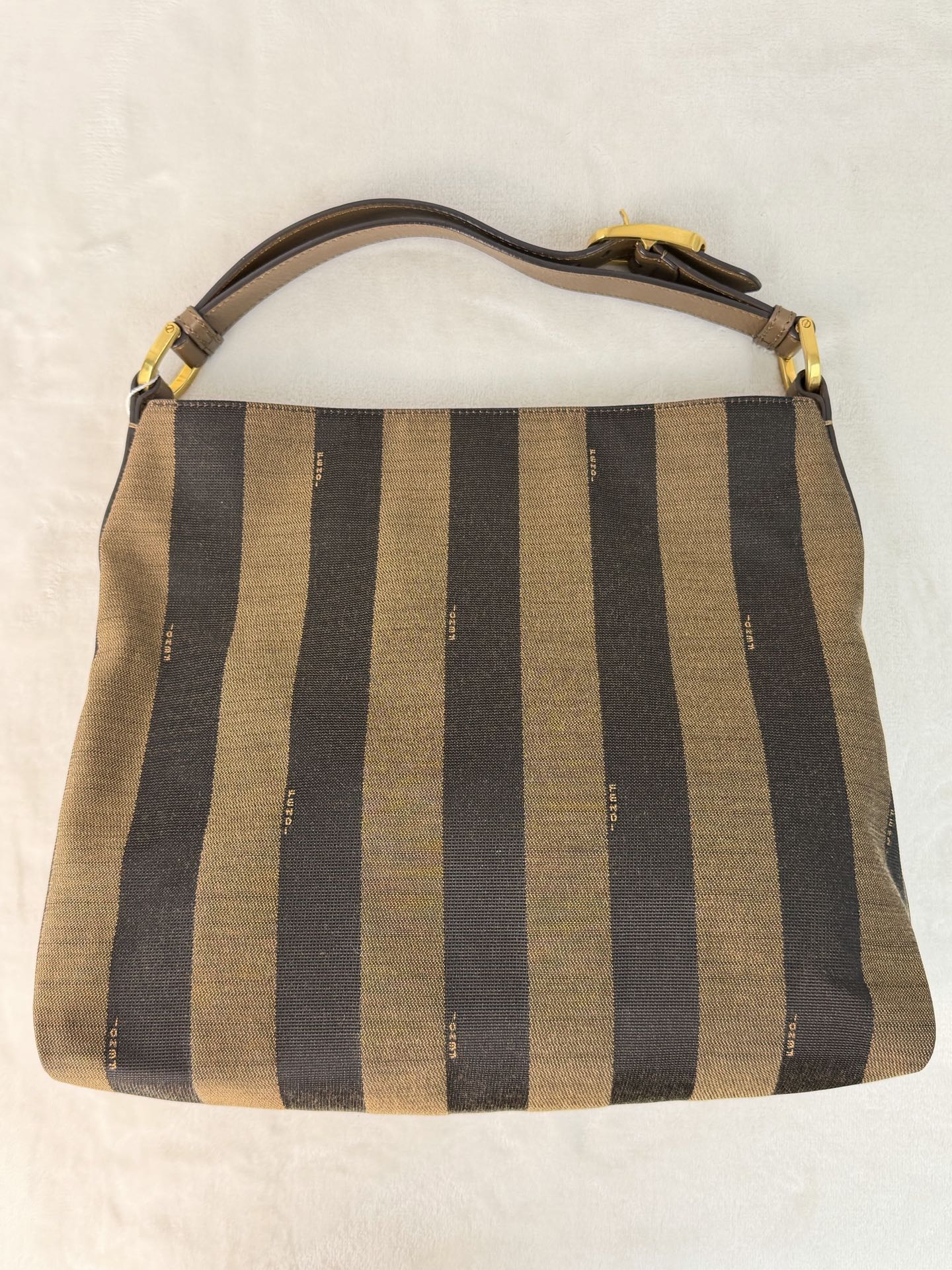 FENDI Pequin Handbag