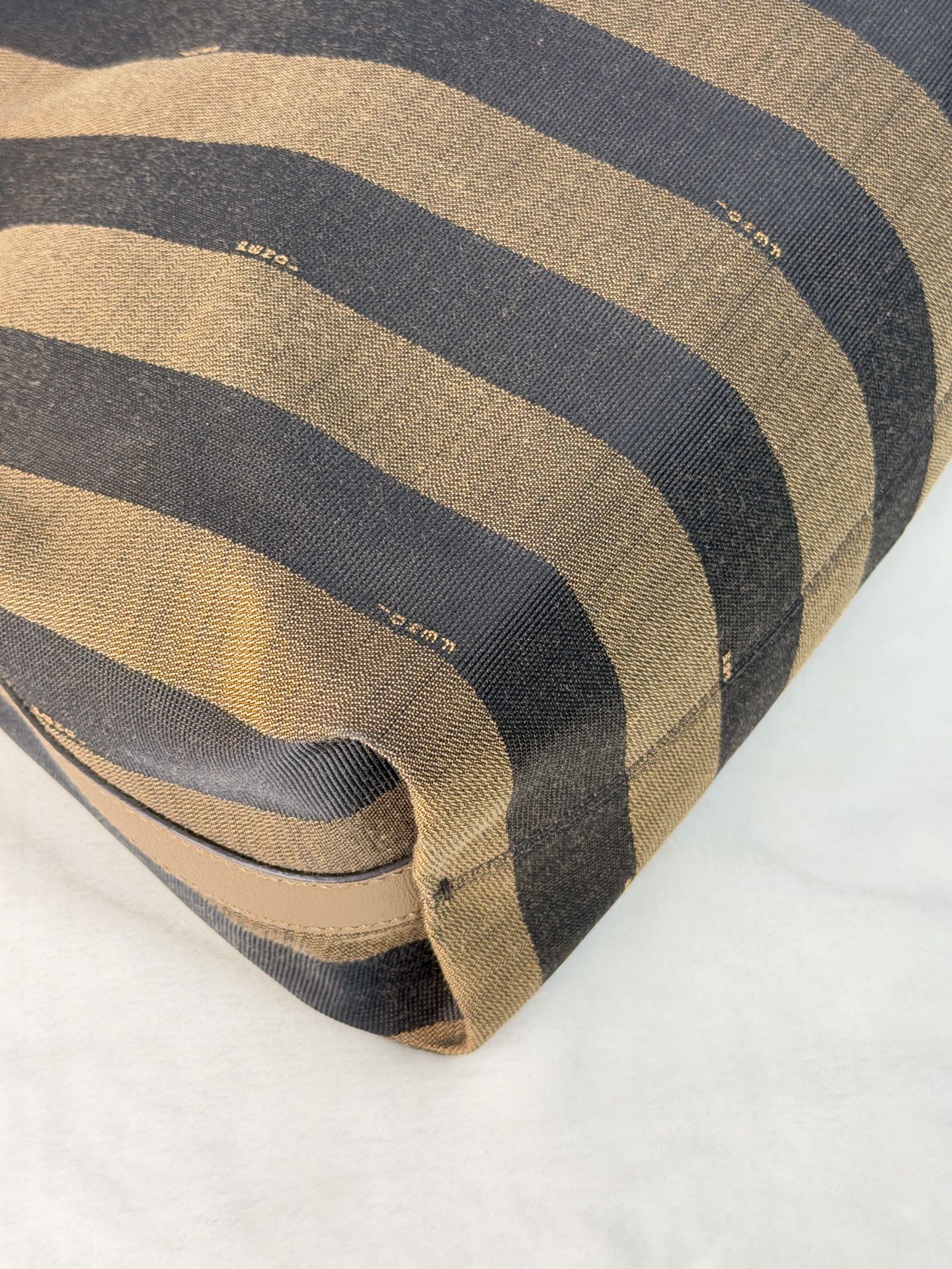 FENDI Pequin Handbag